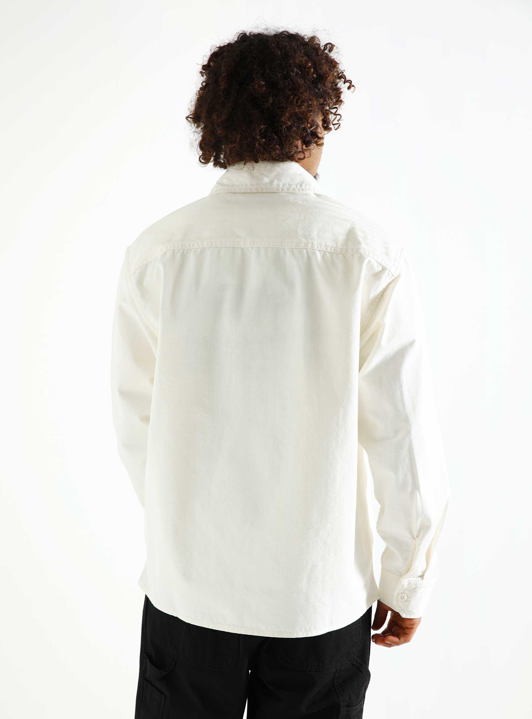 Rainer Shirt Jacket Off-White Rinsed I033276-35002