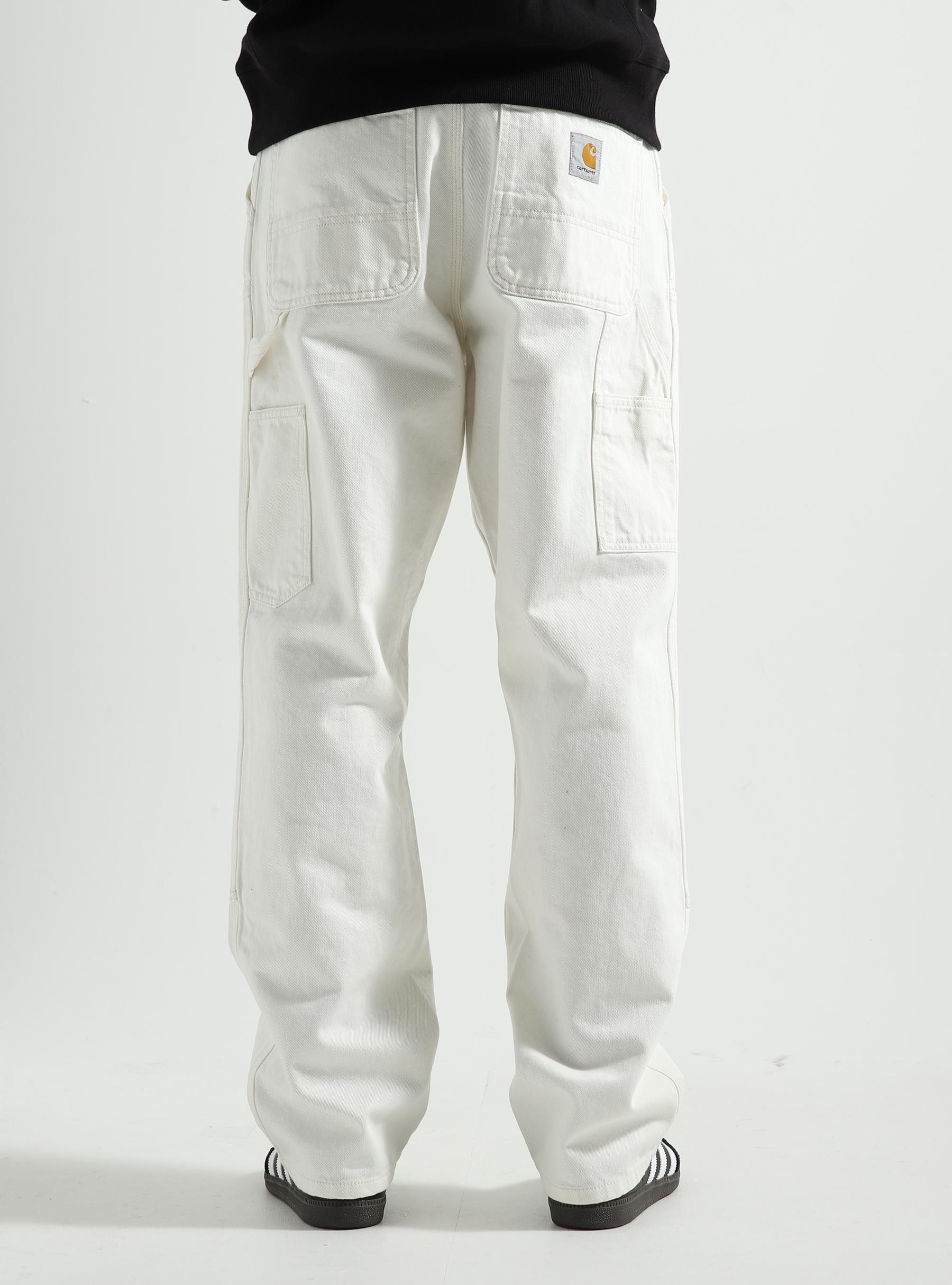 Double Knee Pant White Rinsed I032699-202