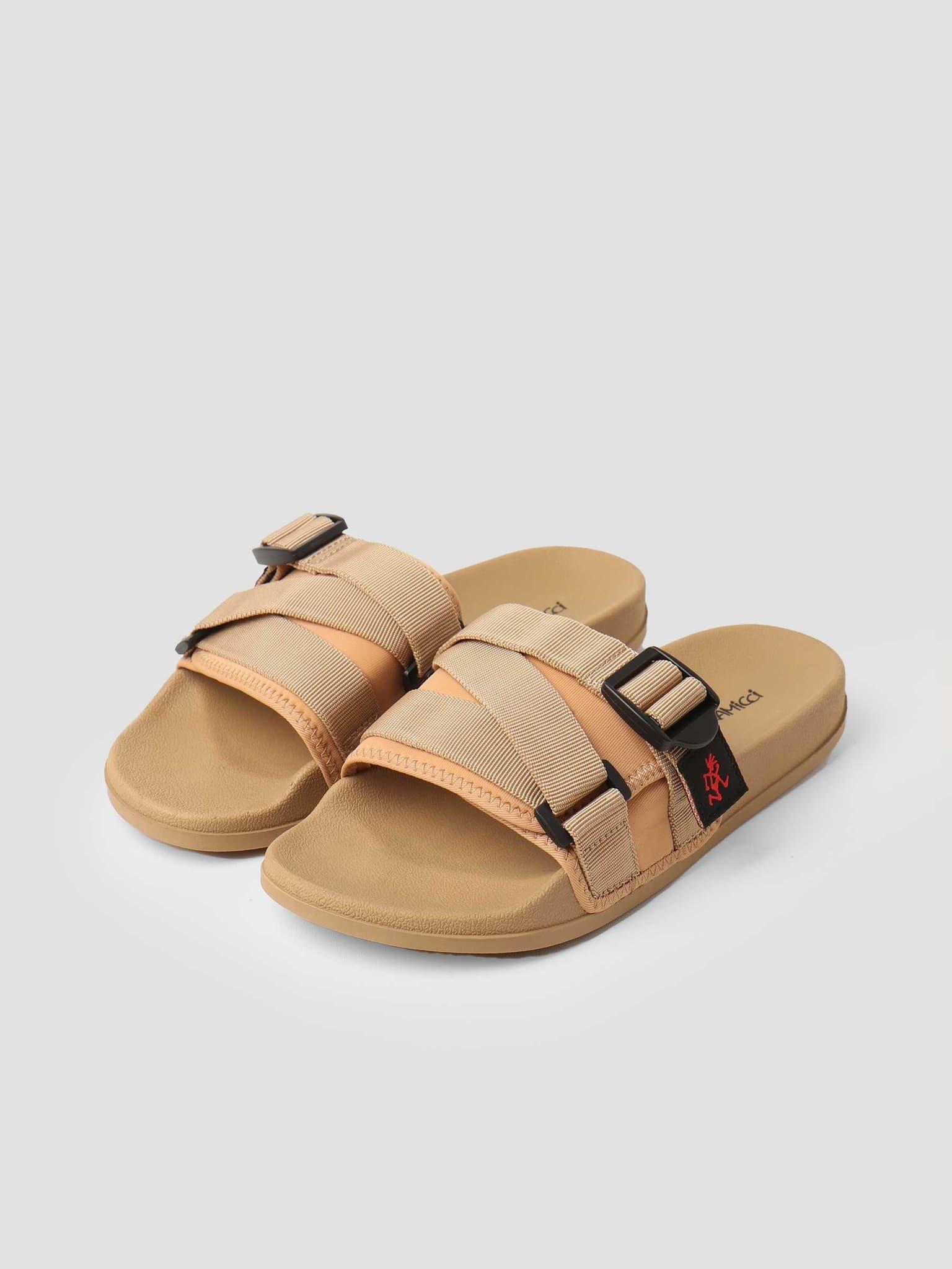 Slide Sandals Beige GRF-004