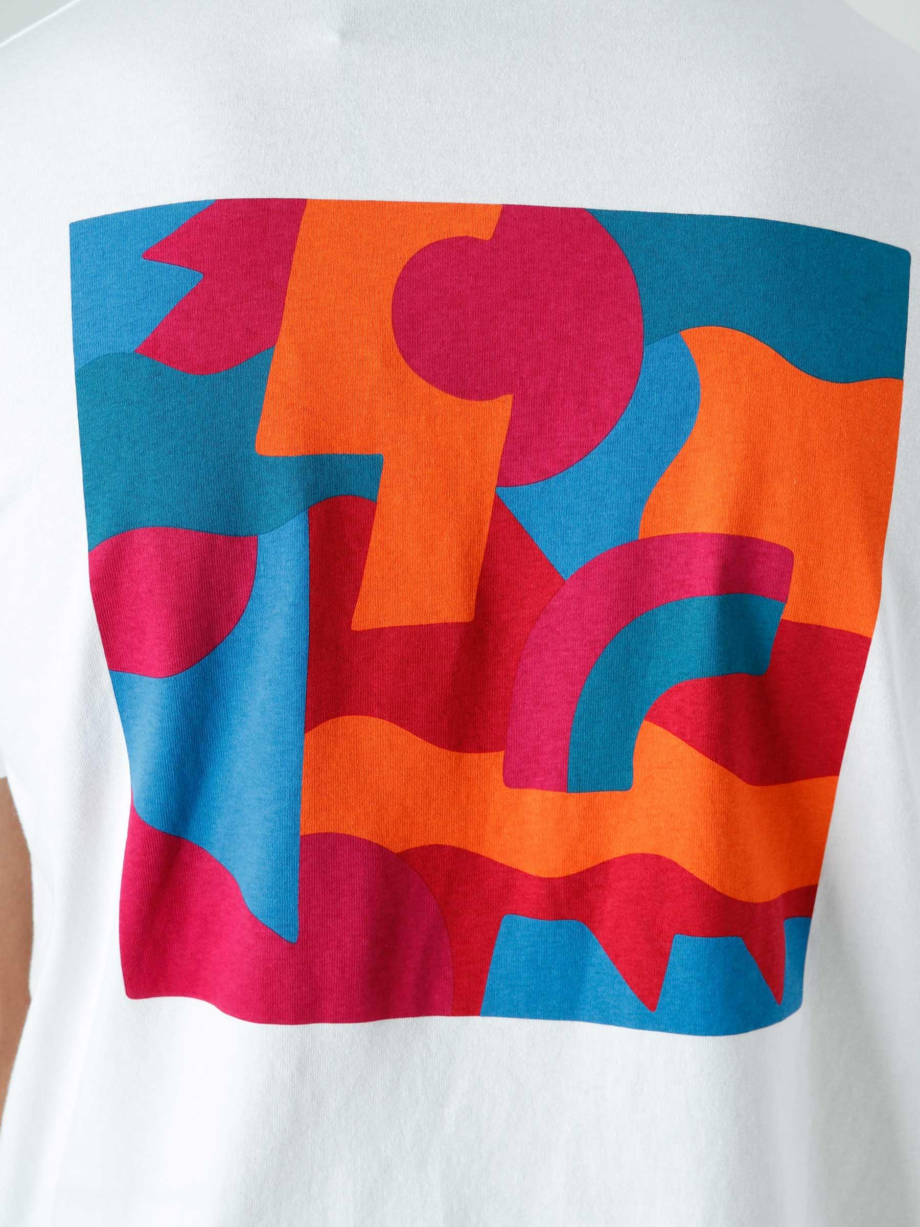Abstract Shapes T-Shirt White 47515