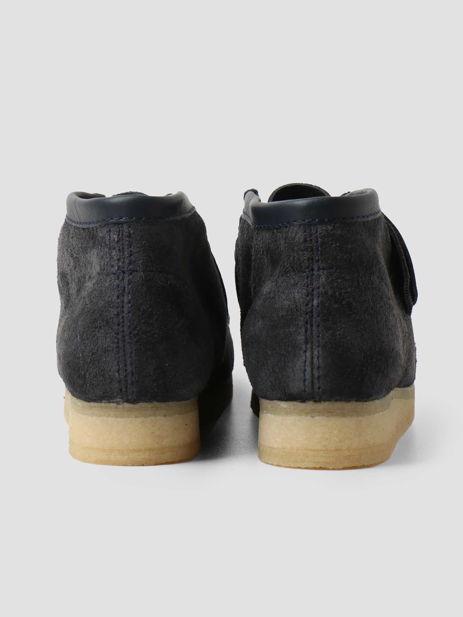 Wallabee Boot Navy Hairy Suede