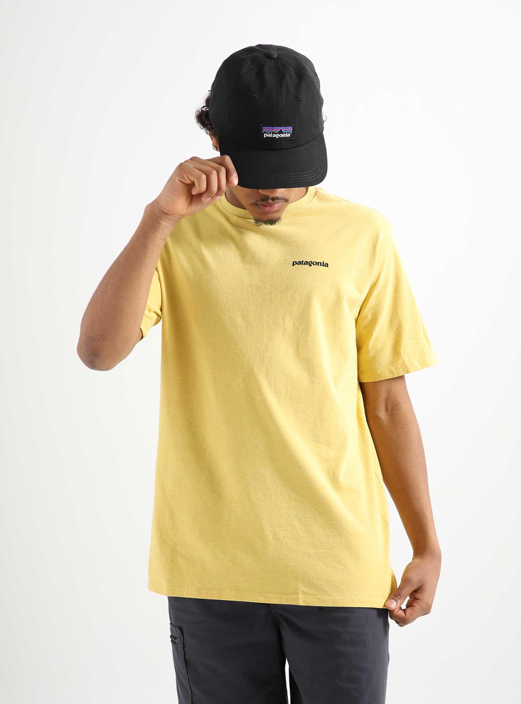 Bevatten Microbe Mount Bank M's P-6 Logo Responsibili T-Shirt Surfboard Yellow - Freshcotton