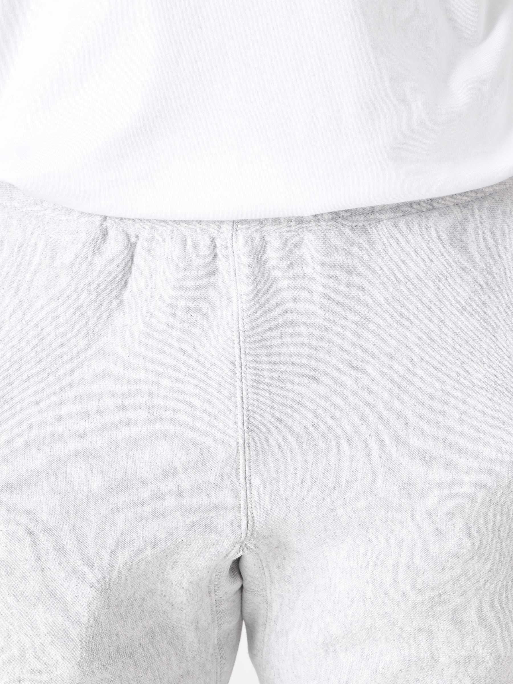Reverse Weave Soft Fleece Elastic Cuff Pants Grey COKFQ7-EM004
