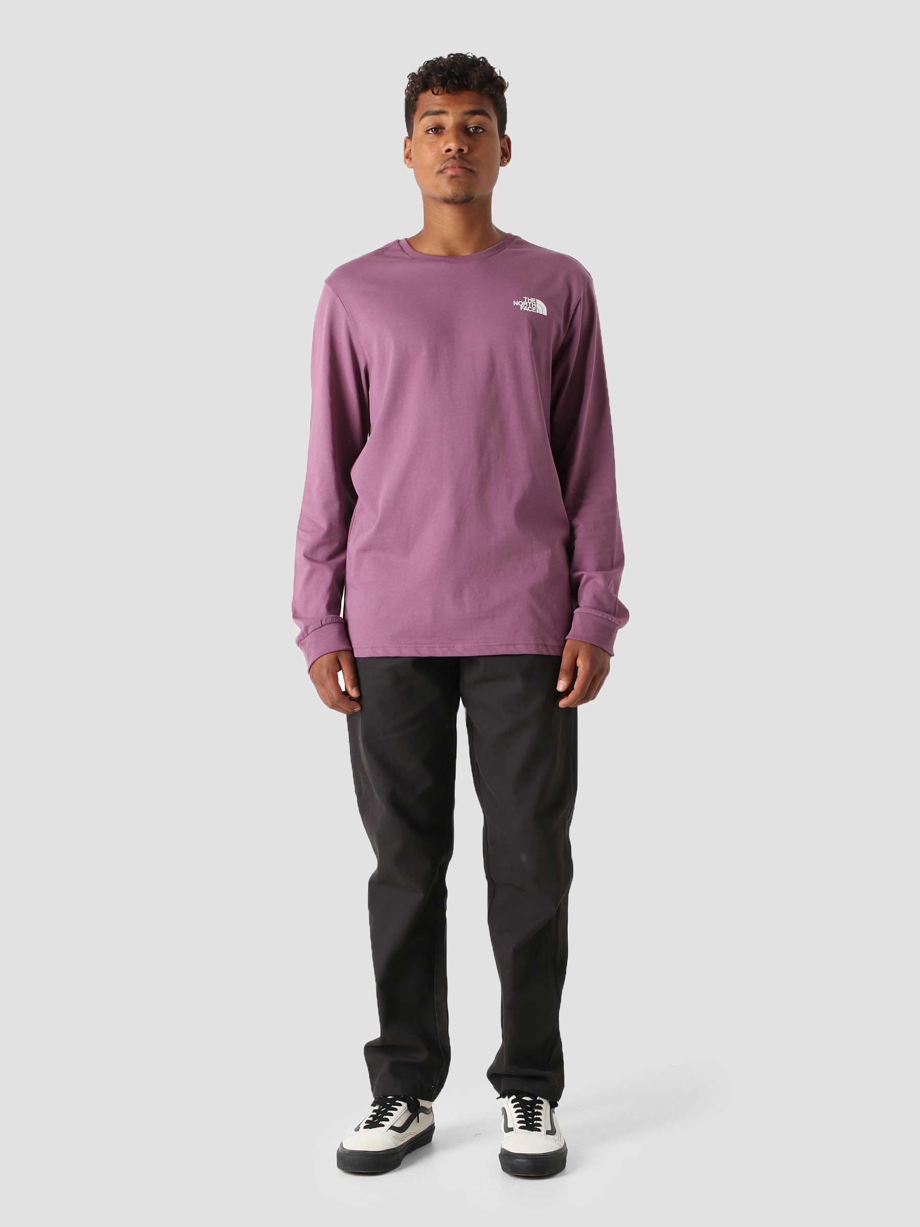 Longsleeve Simple Dome T-Shirt Pikes Purple NF0A3L3B0H5