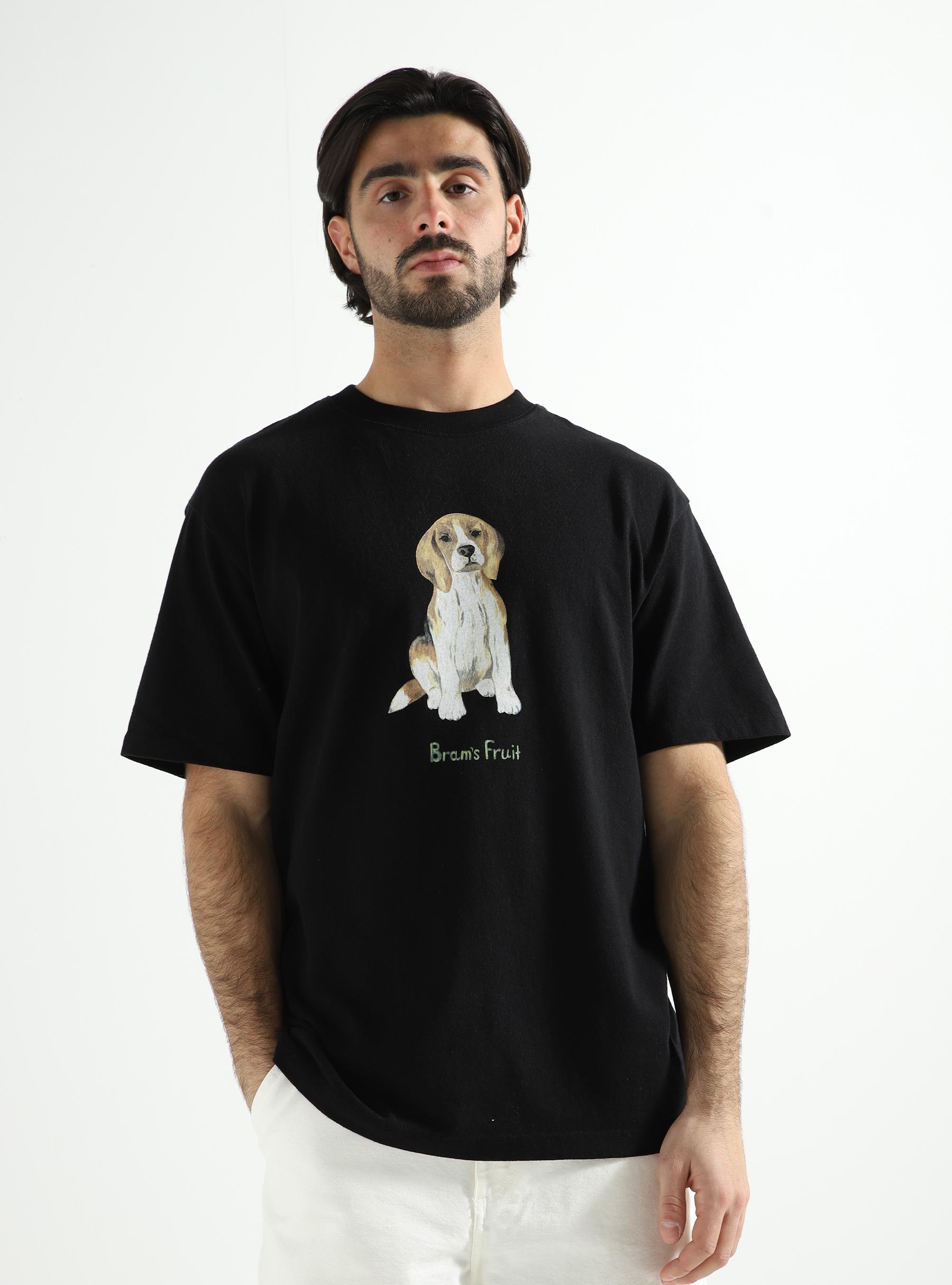 Beagle Aquarel T-shirt Black 157