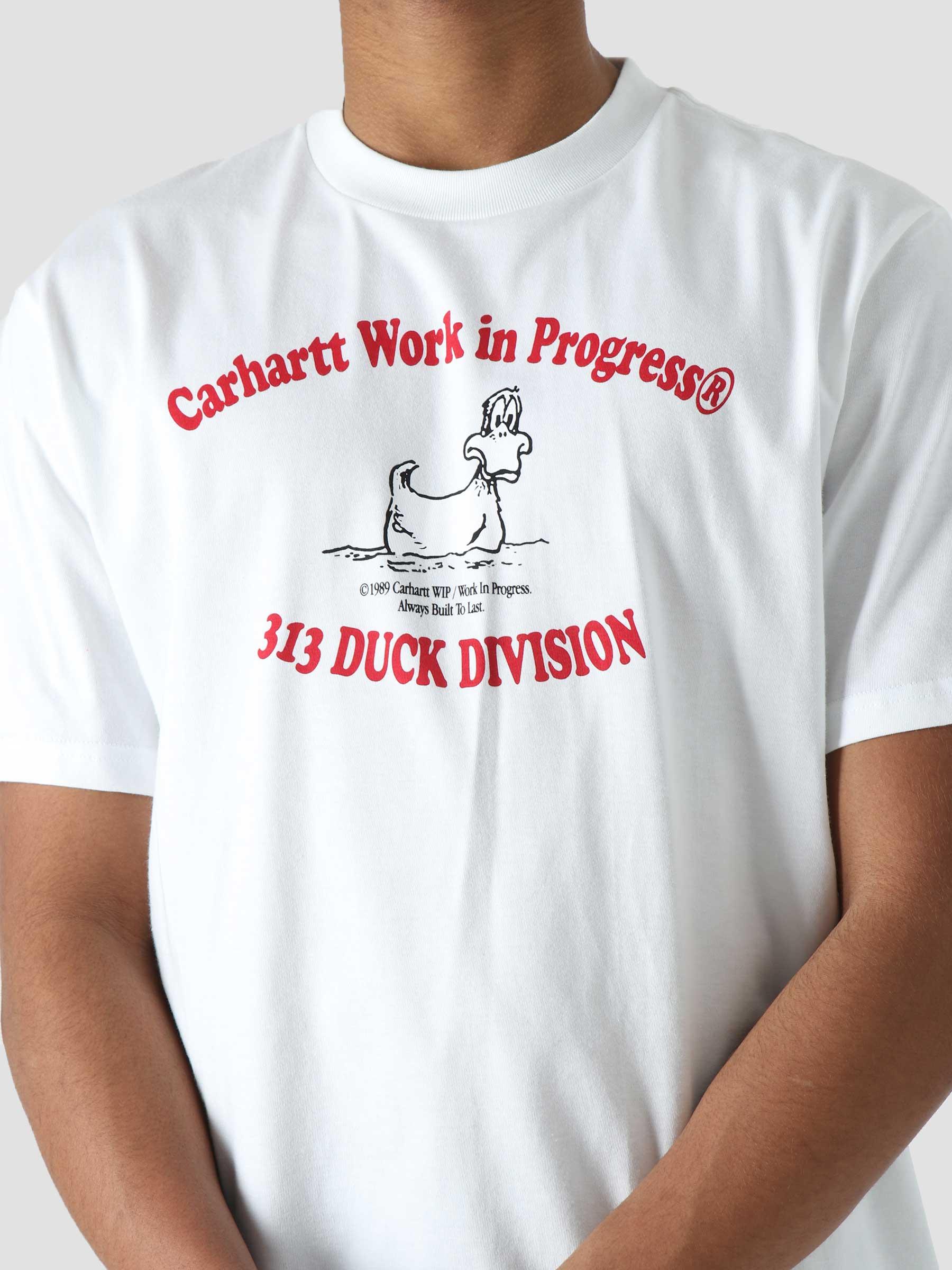 S/S 313 Duckdivision T-Shirt White I030206-02XX