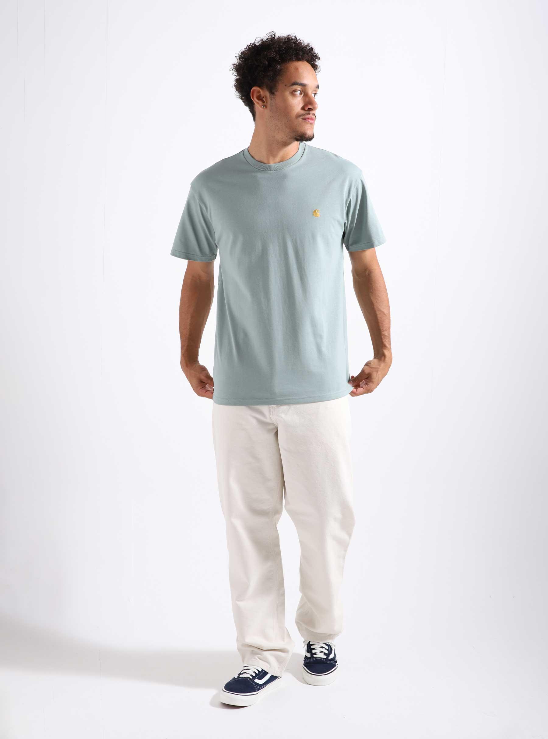 Chase T-Shirt Glassy Teal Gold I026391-1R1XX