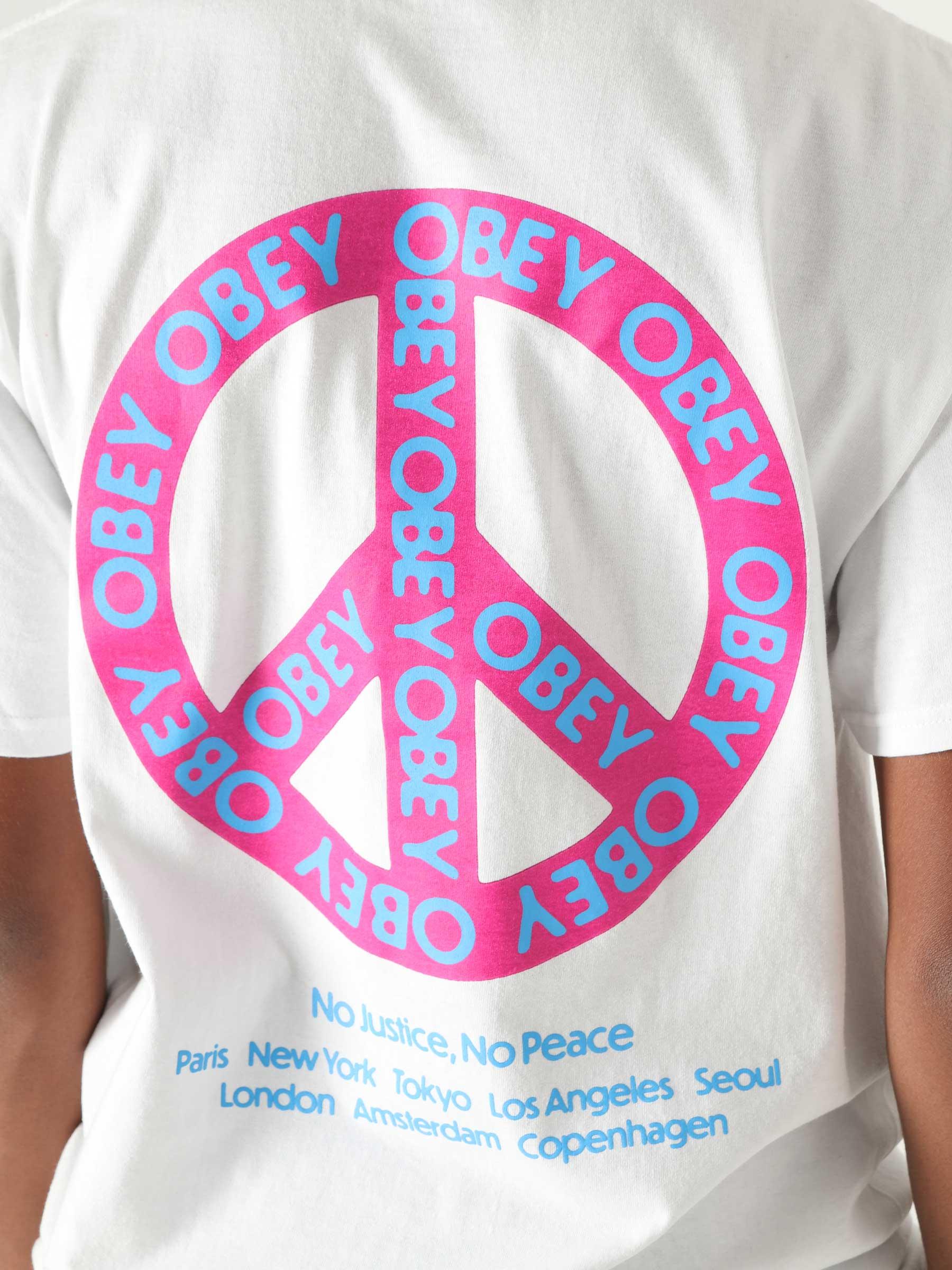 Obey Peace T-Shirt White 165262515