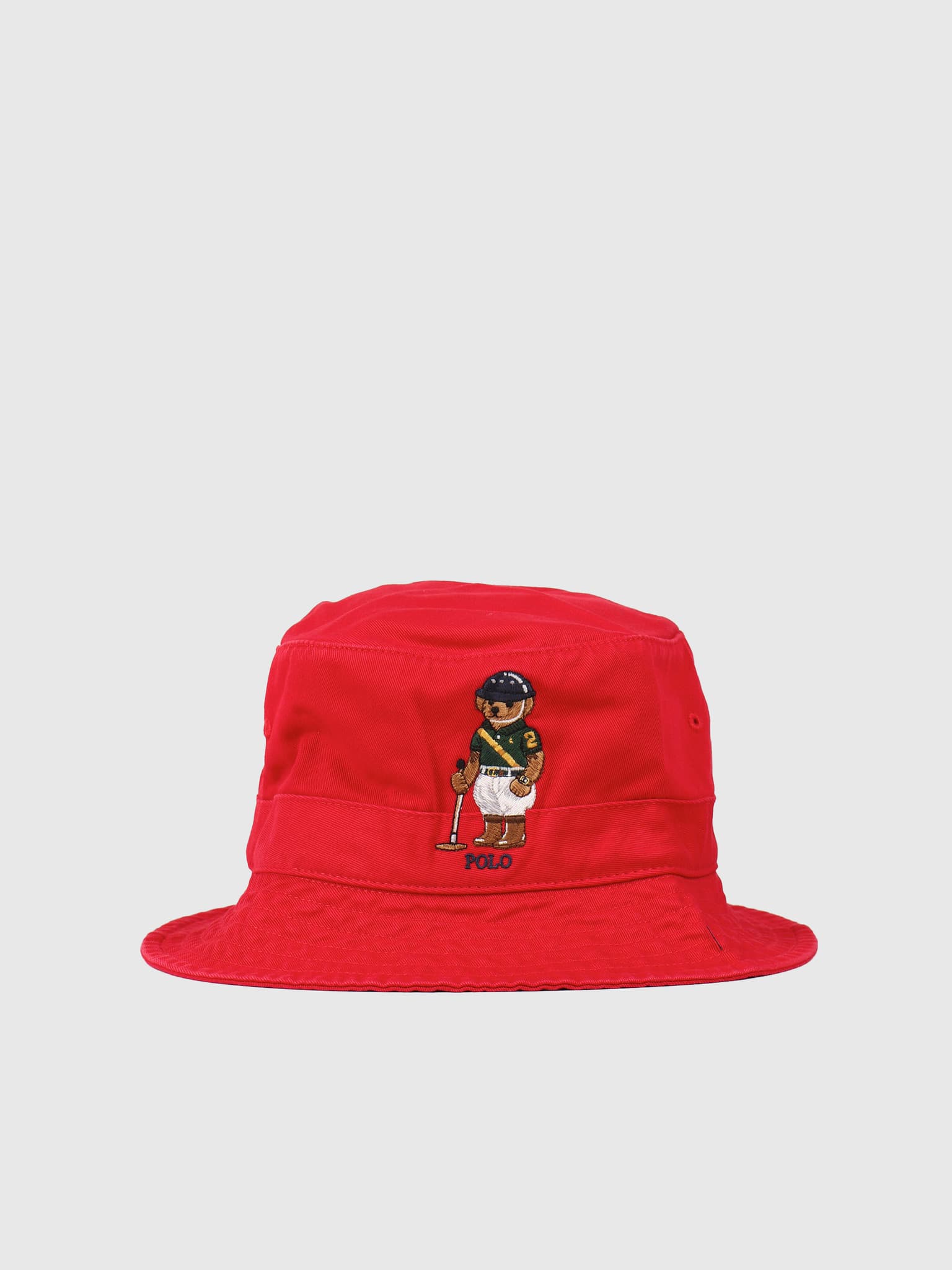 Loft Bucket Hat With Bear Rl2000 Red 710798509001