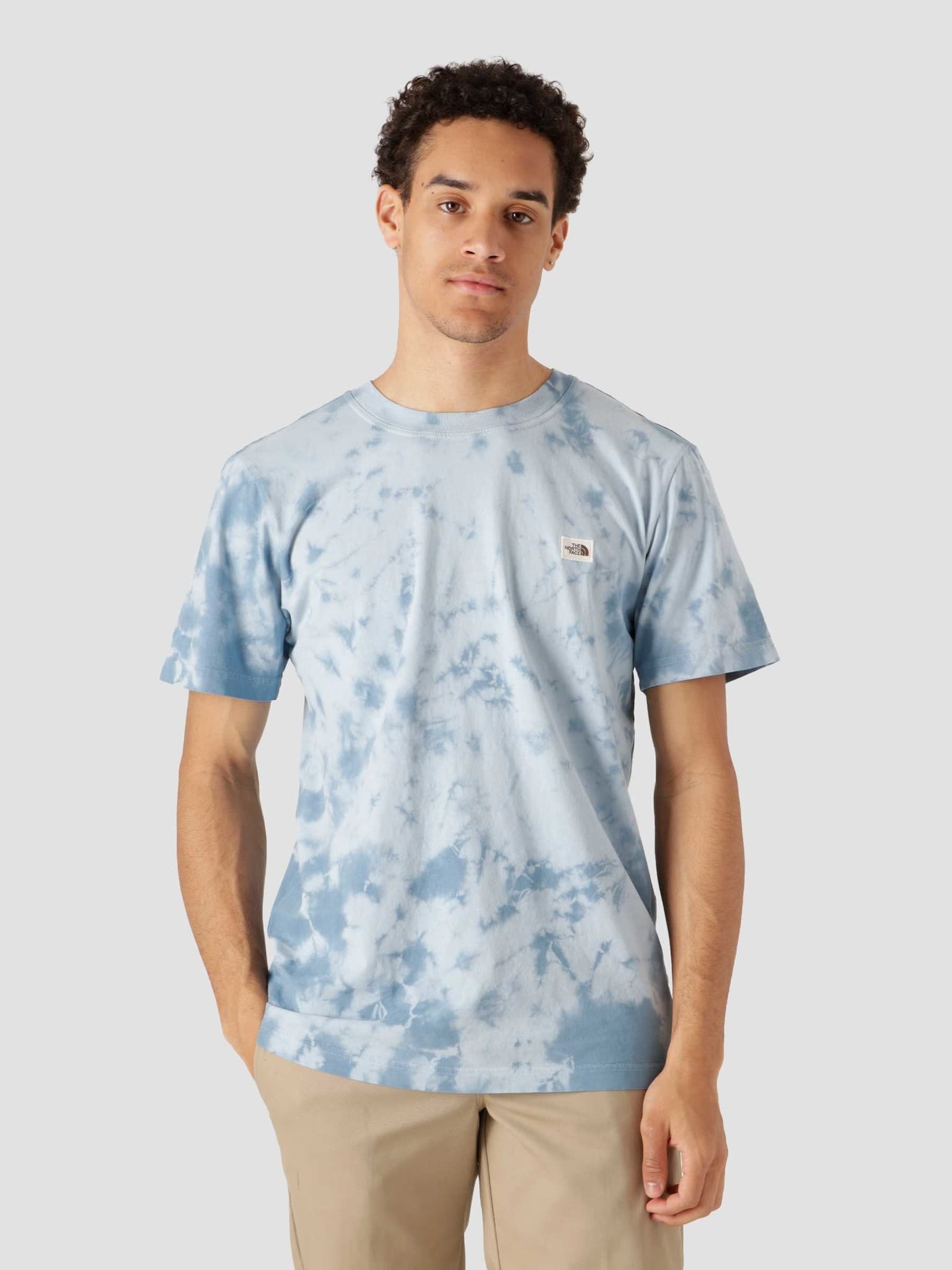 Natural Dye T-Shirt Monterey Blue Wash NF0A55SW0EF