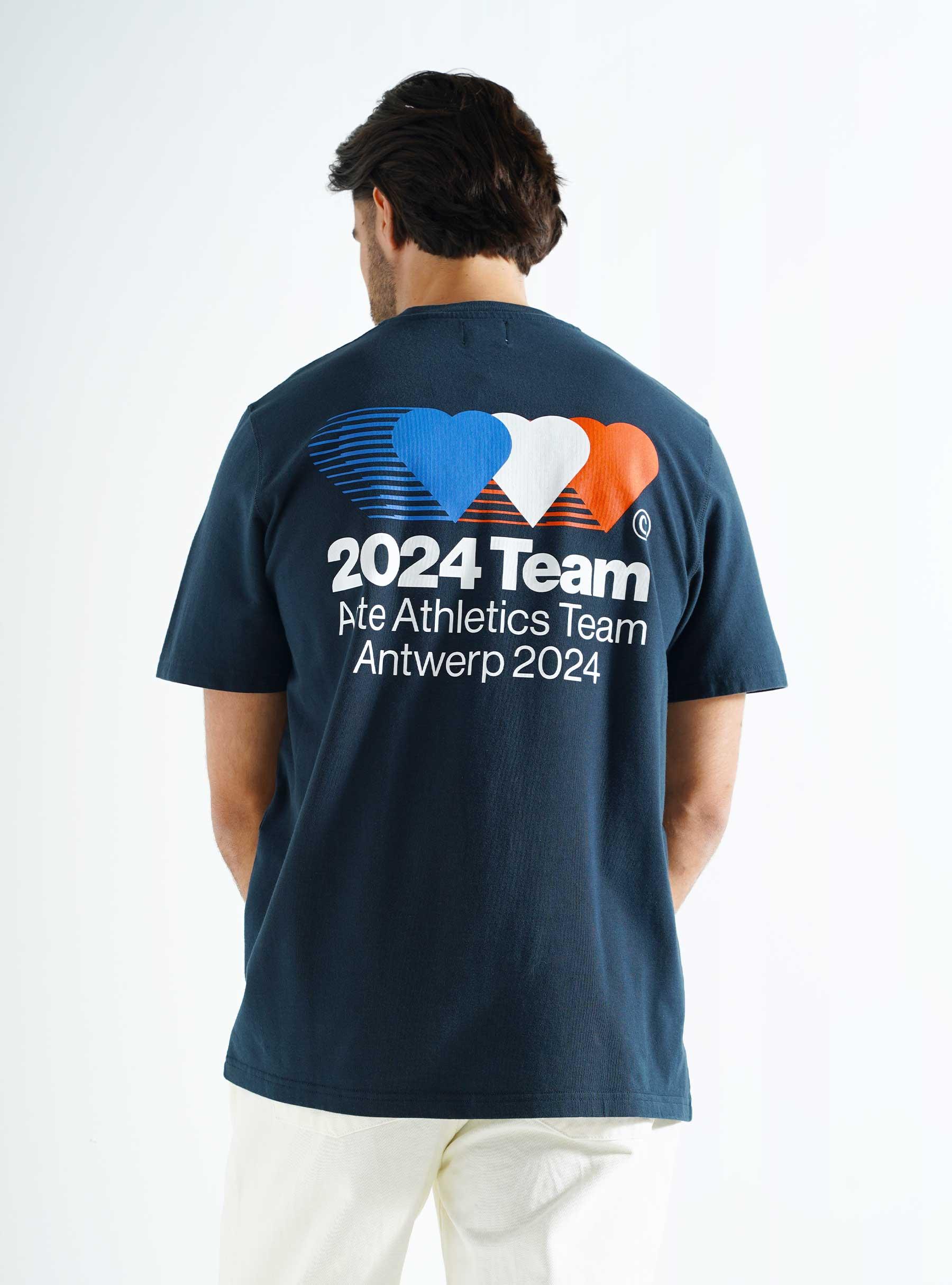 Teo Back Team T-shirt Navy SS24-026T