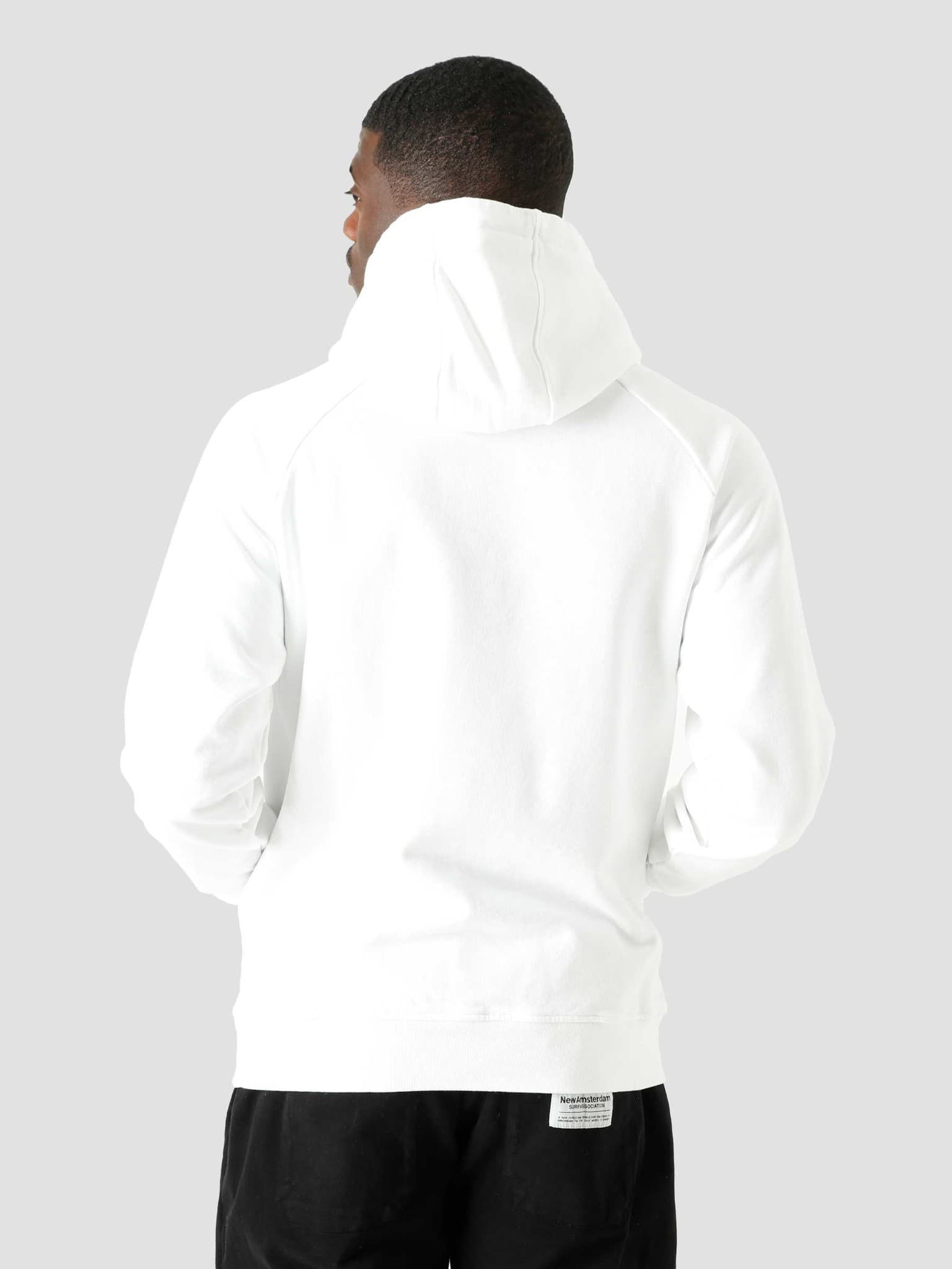 Fancy Logo Hooded Sweatshirt White 45350