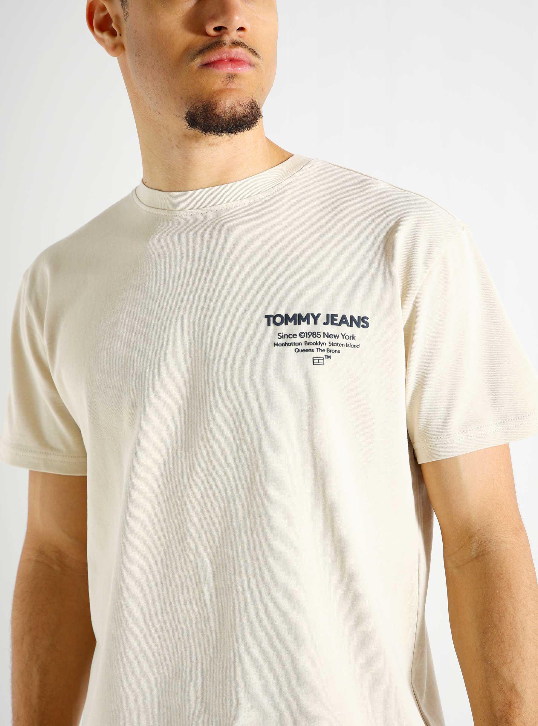 Regular Washed Essential T-shirt Newsprint DM0DM18591-ACG