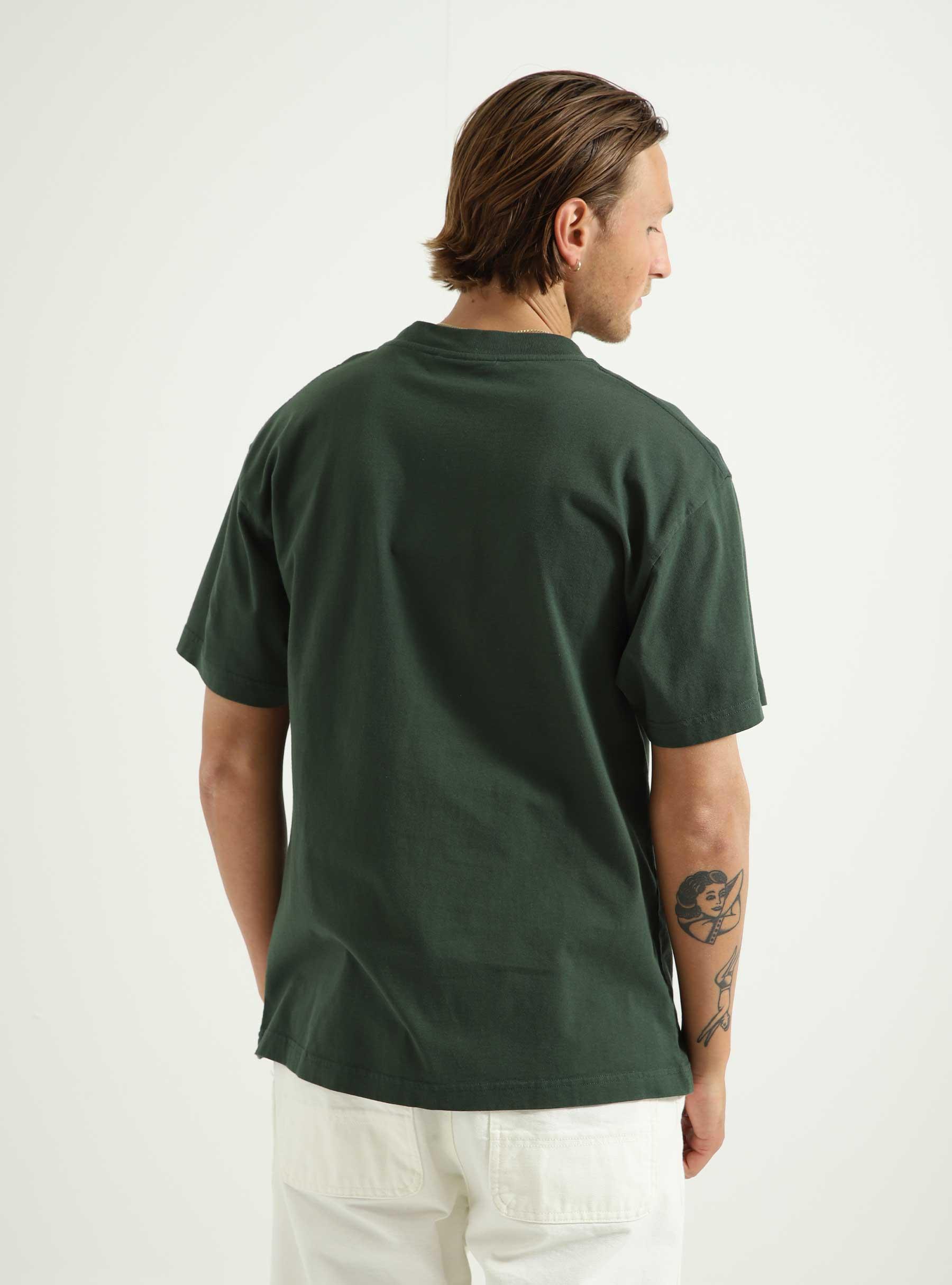 Block T-shirt Mountain Green M140105