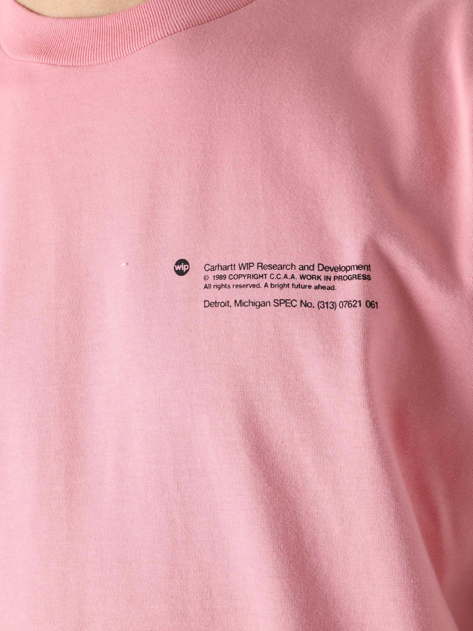 S/S Structures T-Shirt Rothko Pink Black I030187-0XSXX