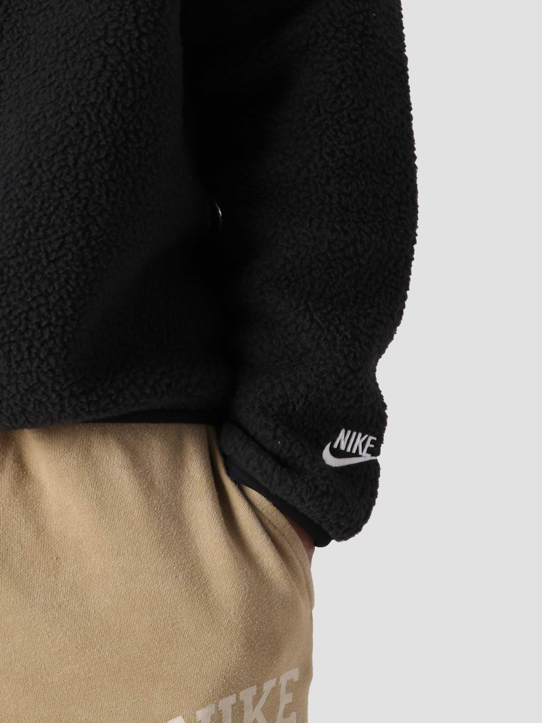 Nike M NSW Sportswear Essentials+ Sherpa Gx Crewneck Black White ...