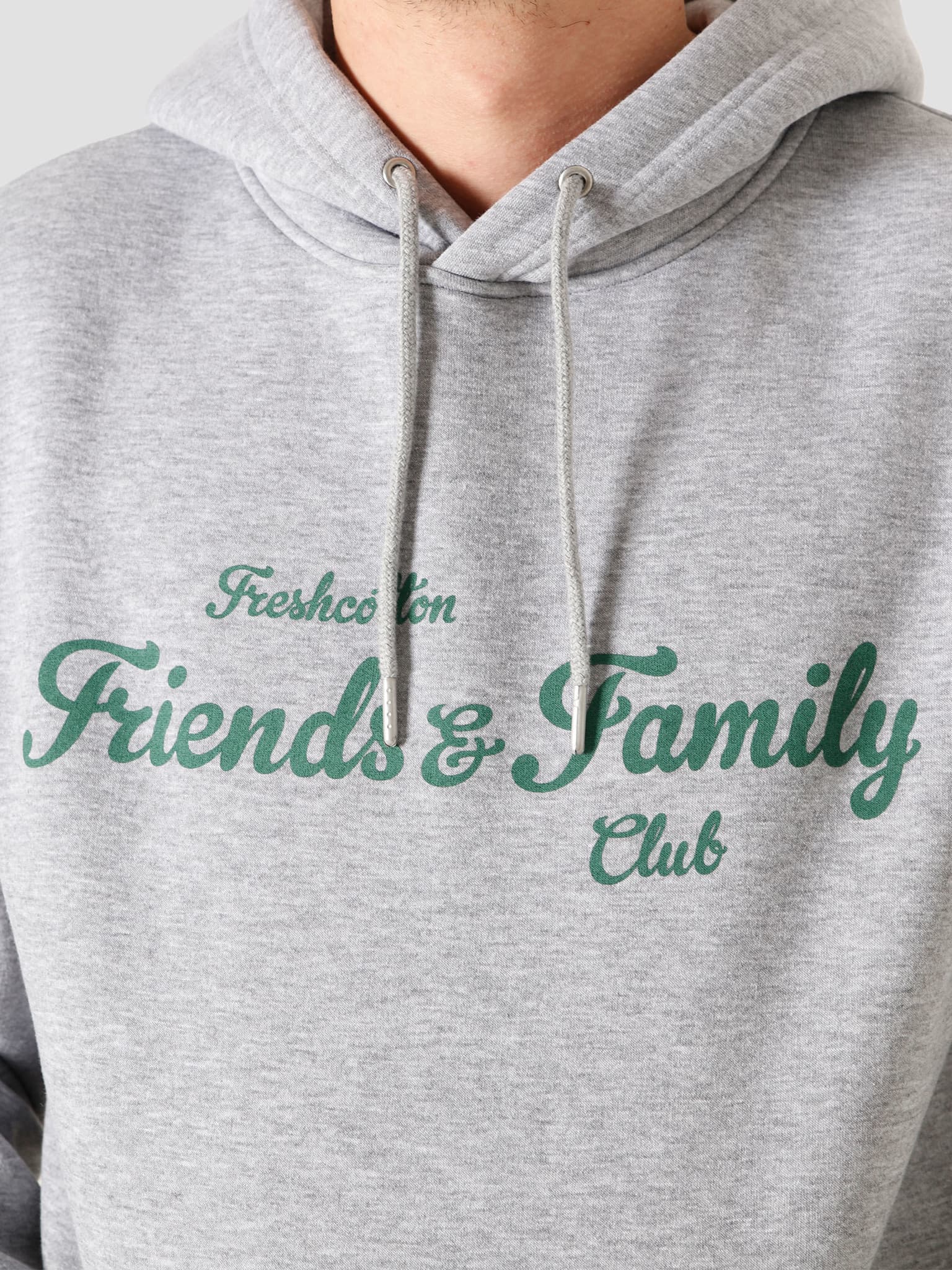 Freshcotton Friends & Family Hoodie Grey