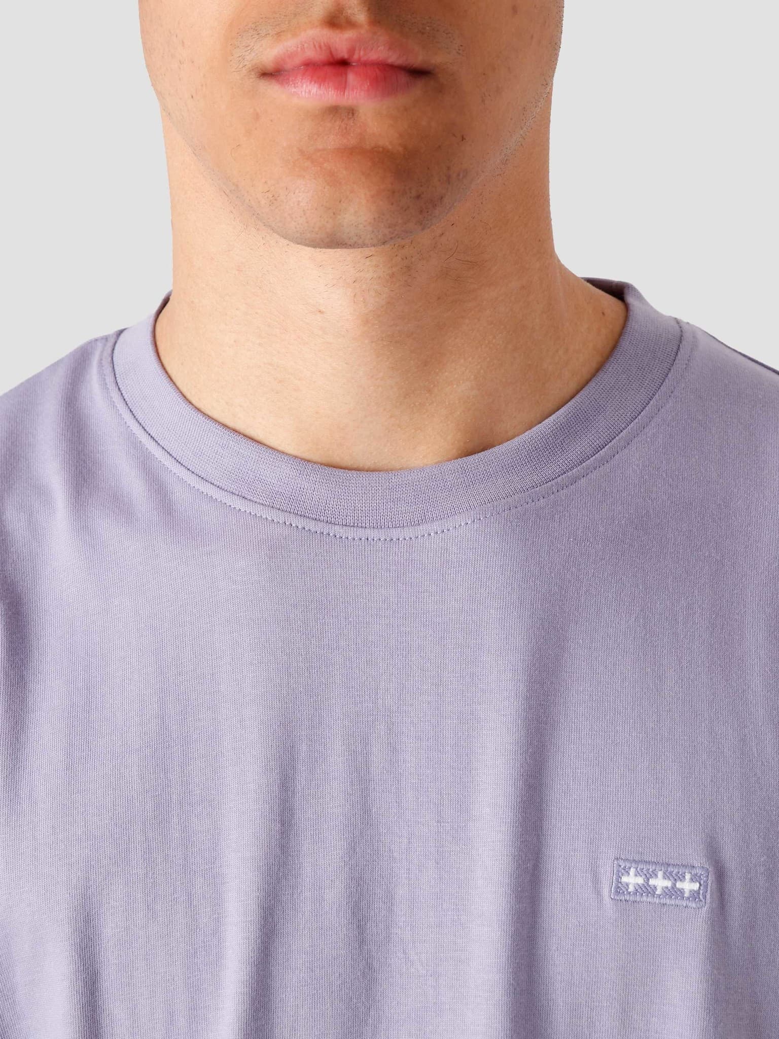 QB03 Patch Logo T-shirt Dusty Lilac