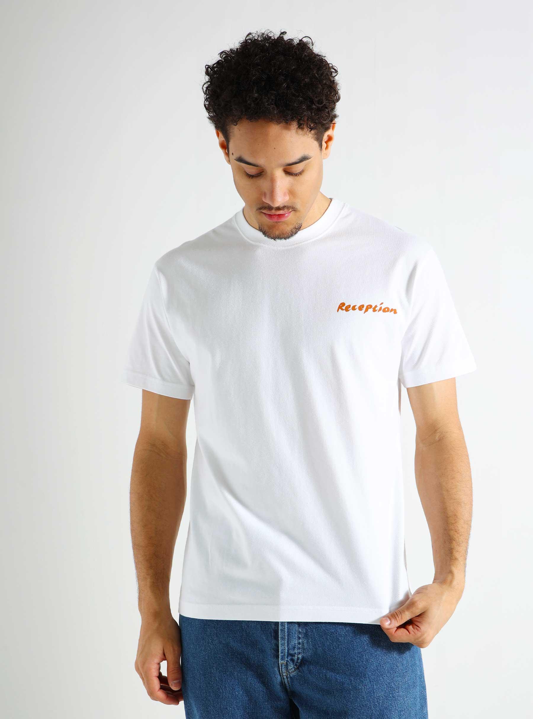 T-shirt Food Cotton Single Jersey White F0213