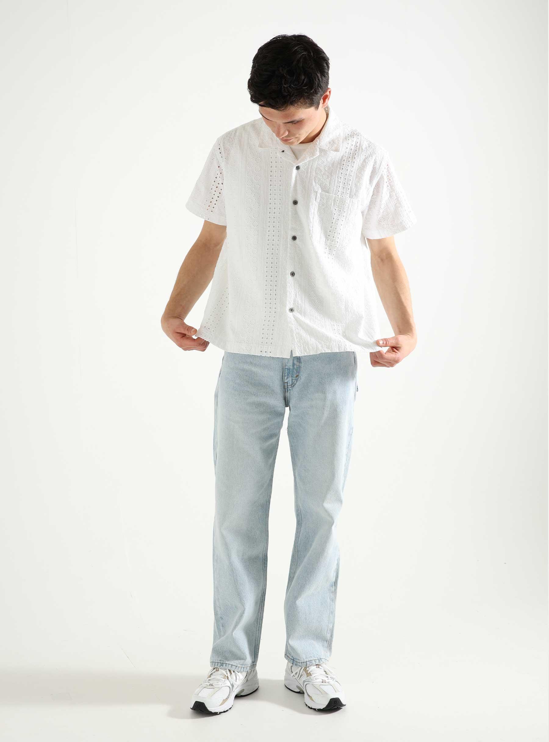 Sunday Woven Shirt White 181210403-WHT