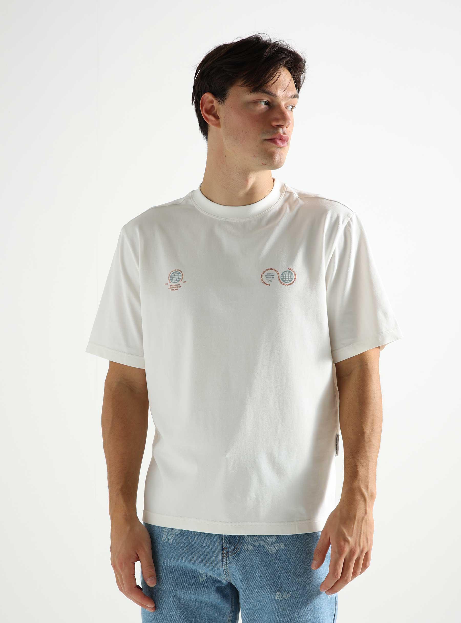Globe T-shirt White PMO201-WH