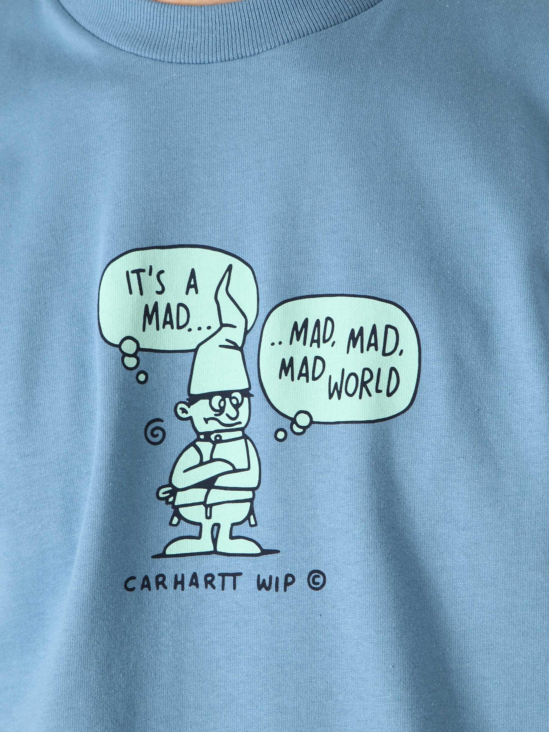 S/S Mad World T-Shirt Icy Water I029977-0NWXX