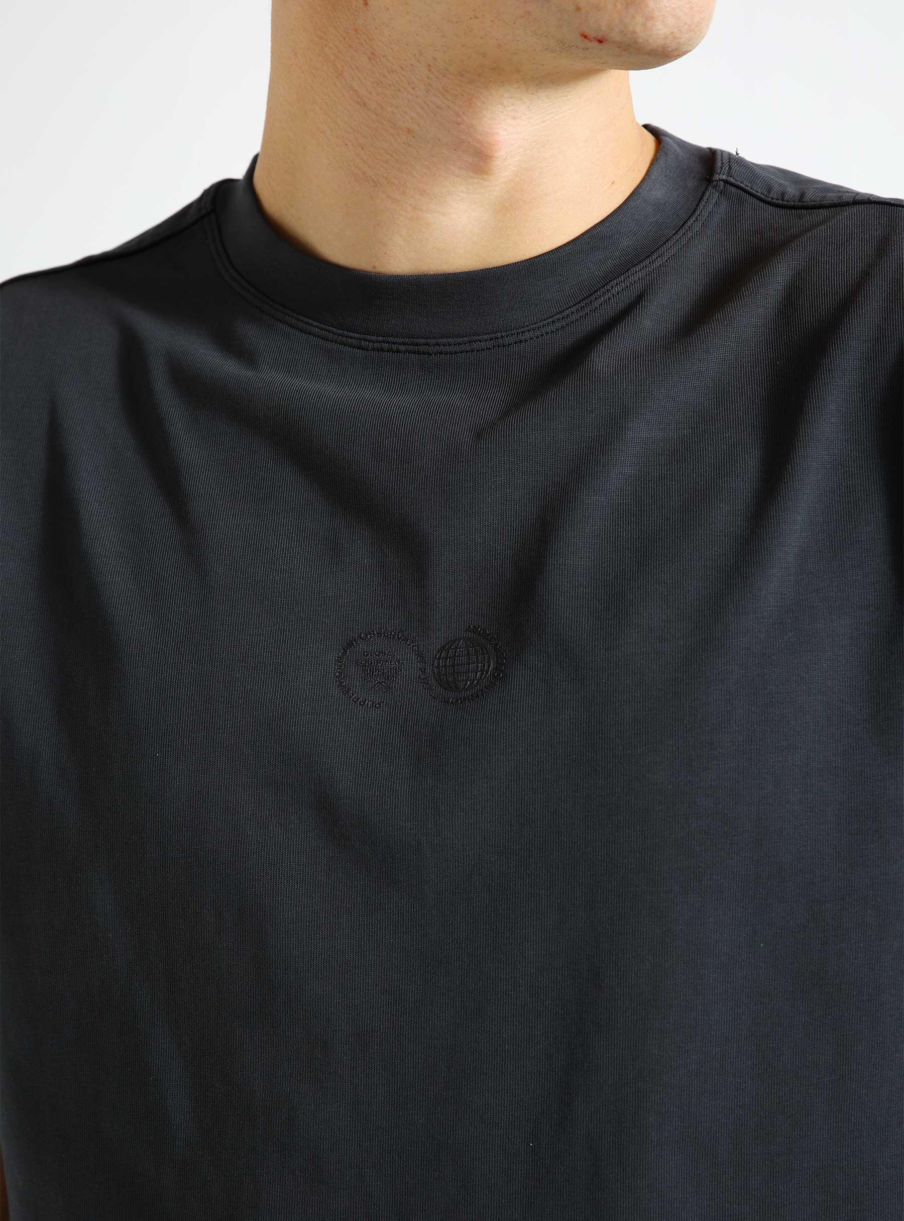 Garment Dyed T-shirt Black PMO2032-BL