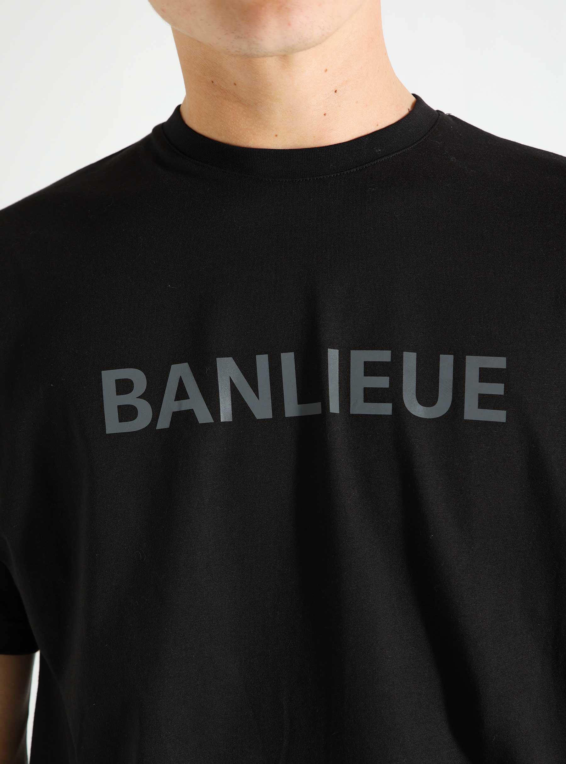 B+ Reflective Print T-Shirt Black BPLUS- FW23-TS05