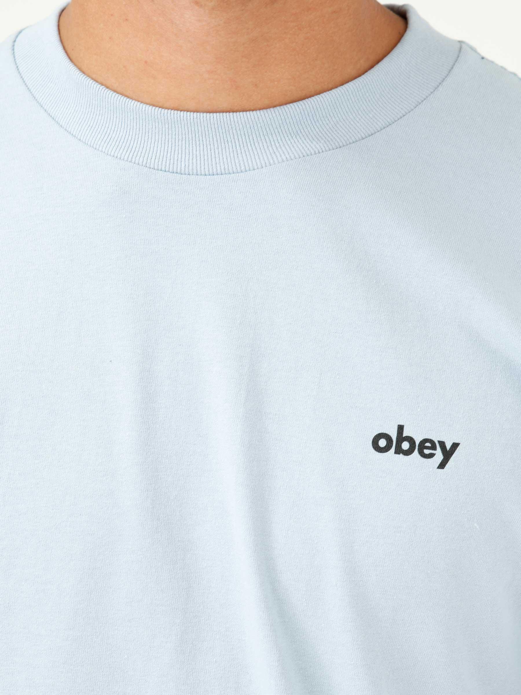 Obey Double Face T-shirt Good Grey 165263150