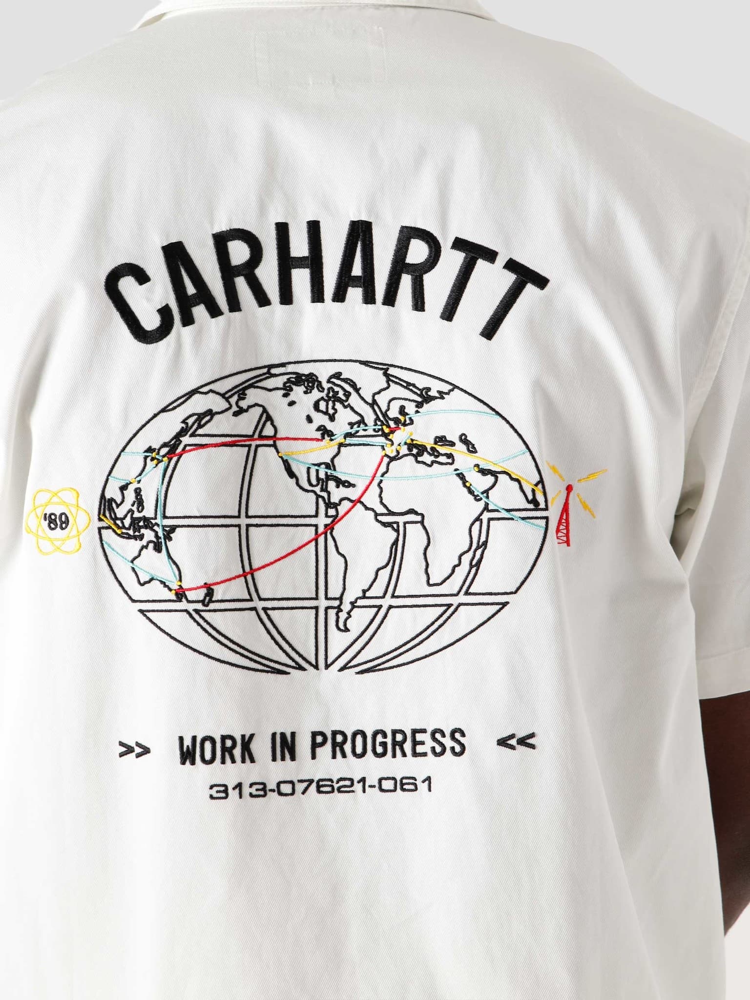 SS Cartograph Shirt Wax I028806-D600