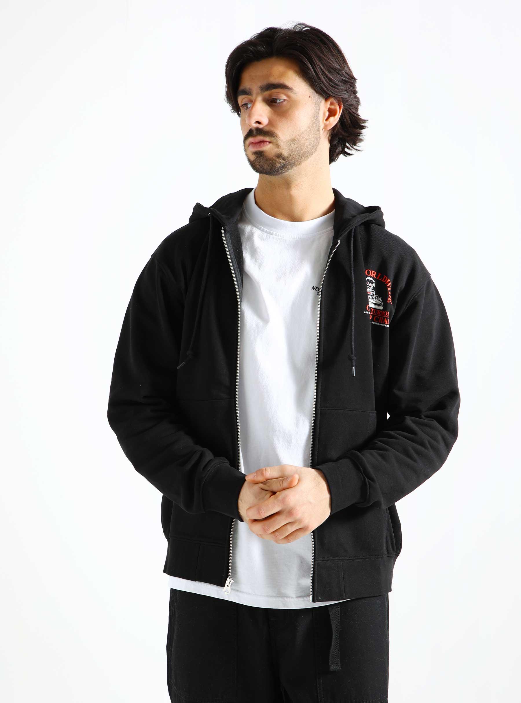 Obey Organizied Chaos Hoodie Black 117483707-BLK
