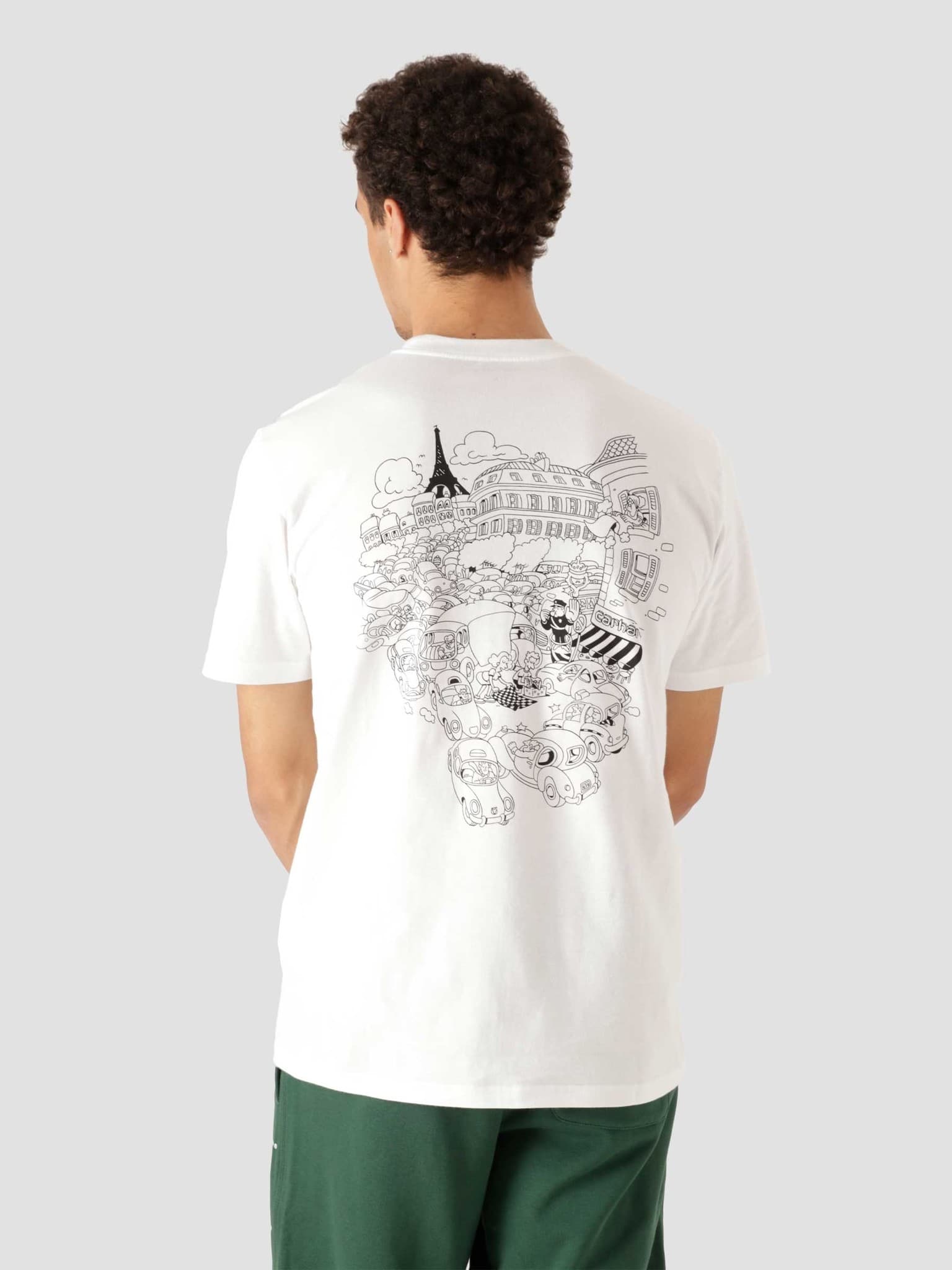 Orbit Picnic In Paris T-Shirt White I029932