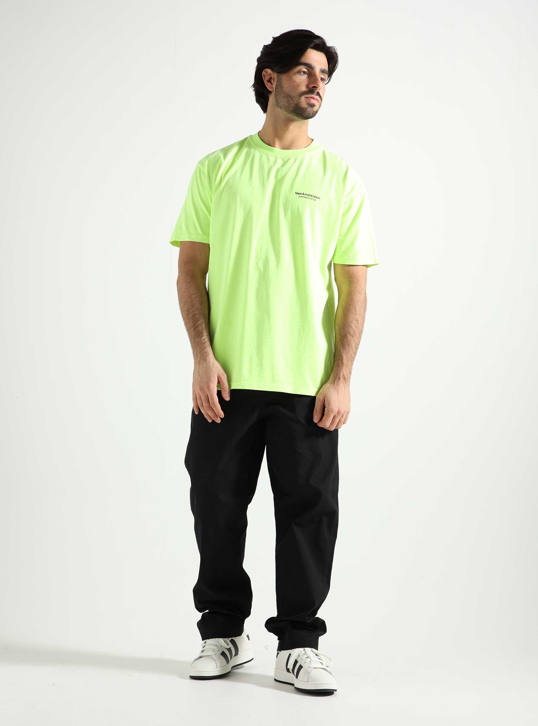 Name T-shirt Safety Green 2401156002