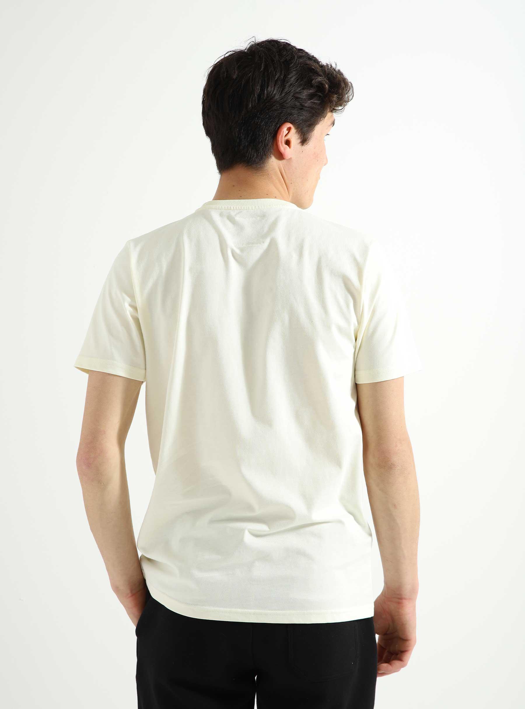 QB03 Patch Logo T-shirt Off White