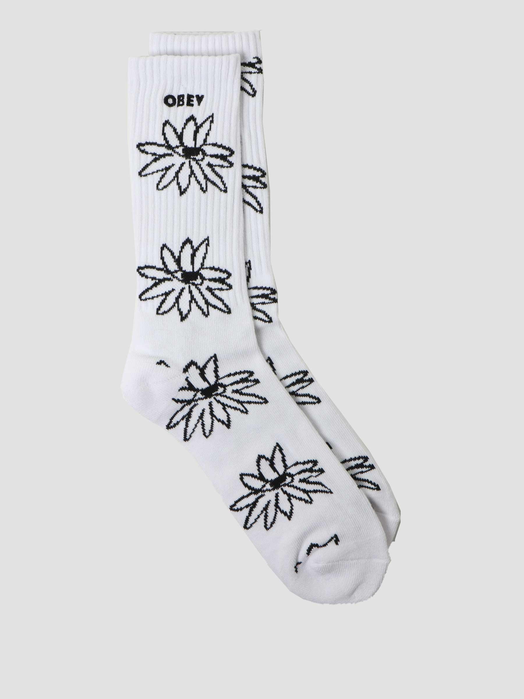 Obey Natty Socks Socks White Multi 100260157