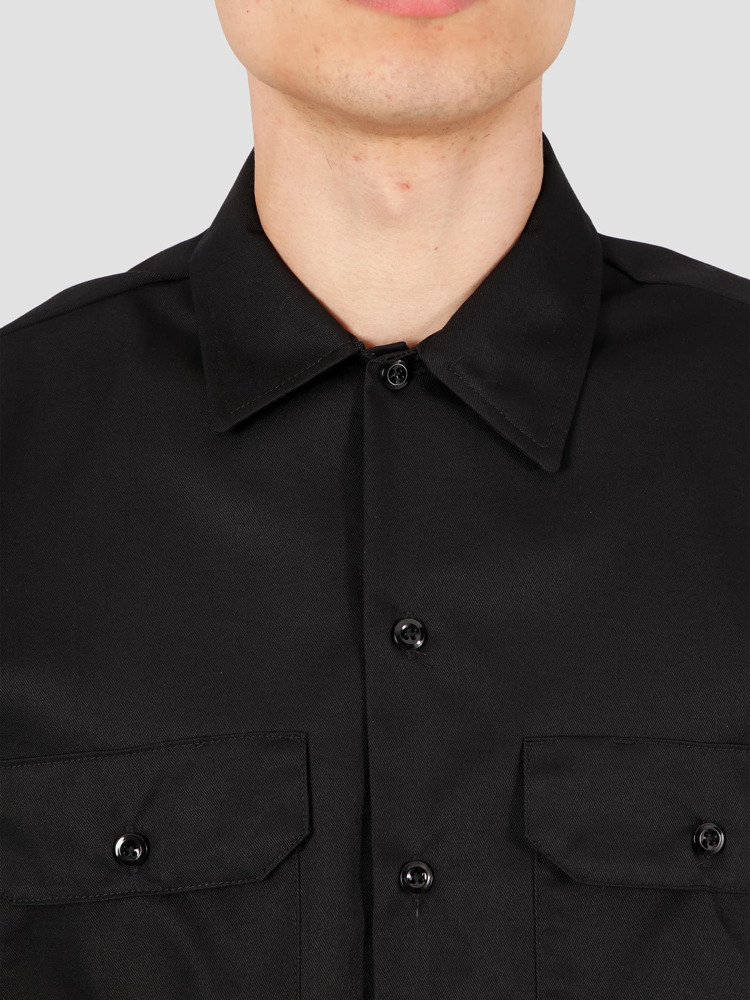 Short Sleeve Work Shirt Black DK001574BLK1