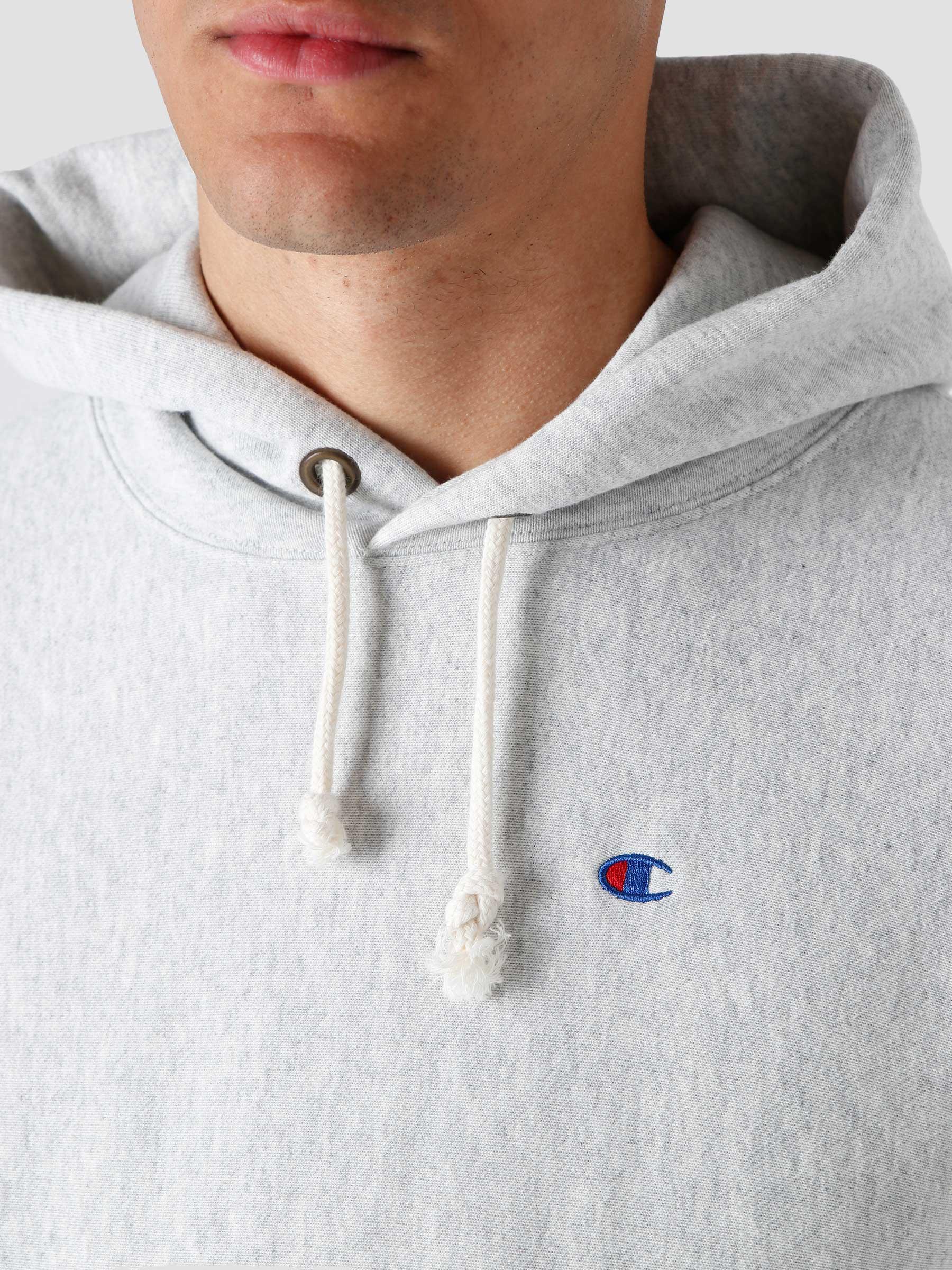 Reverse Weave Soft Microsanded on Backside Hooded Sweatshirt Grey 217233-EM004