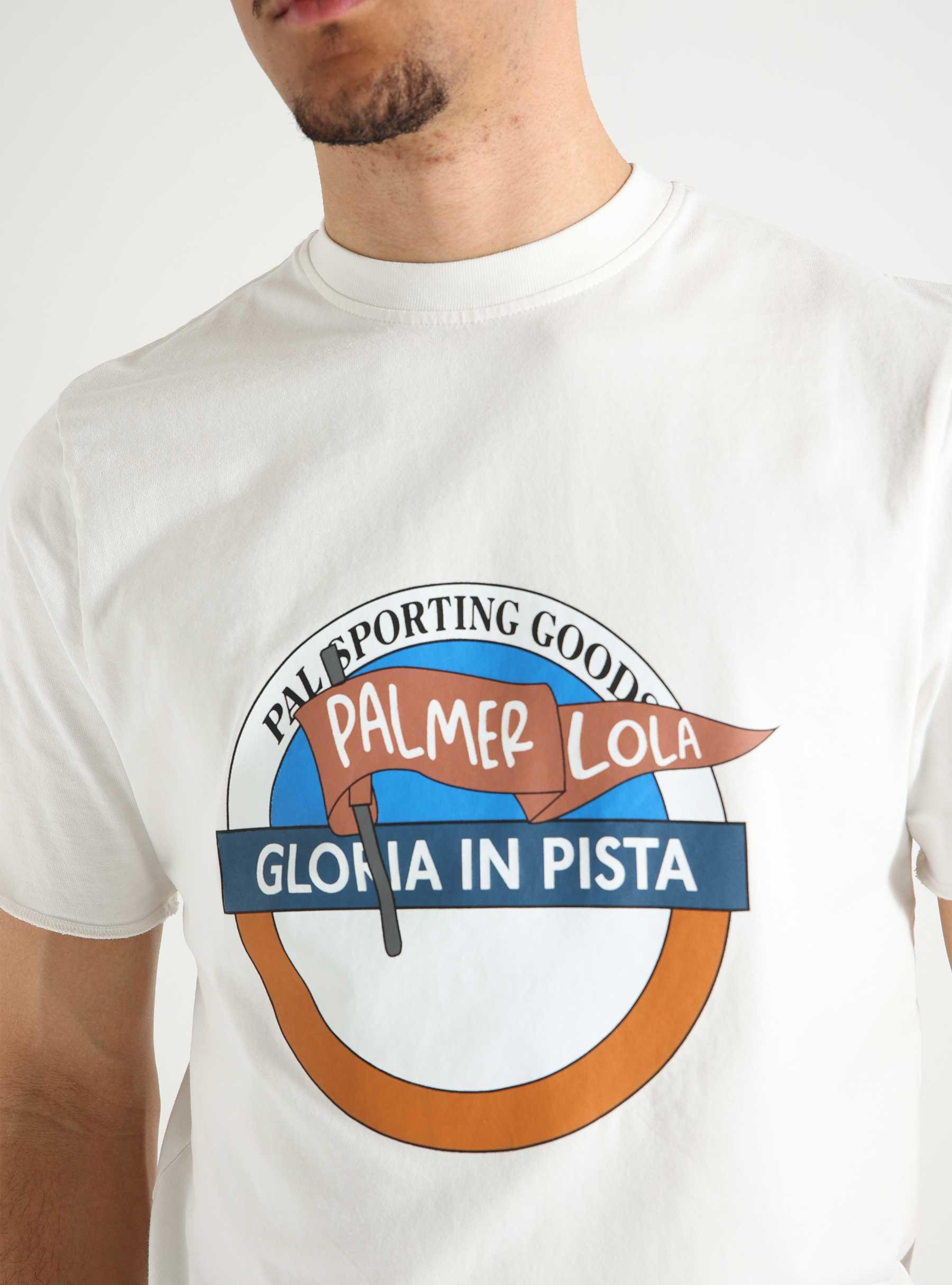 Gloria In Pista Souvenir T-shirt White PALSS24001