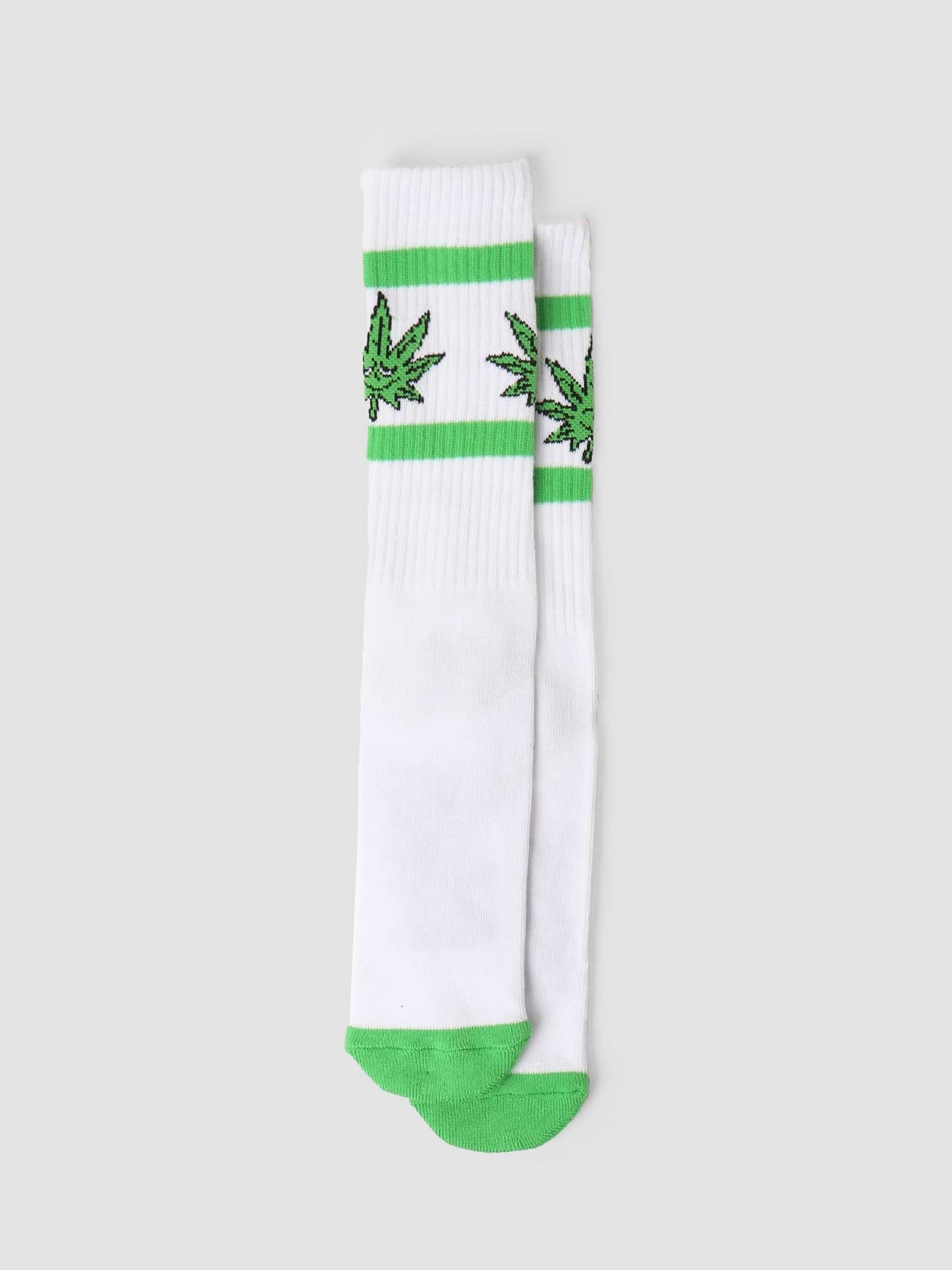 Green Buddy Athletic Sock White SK00635