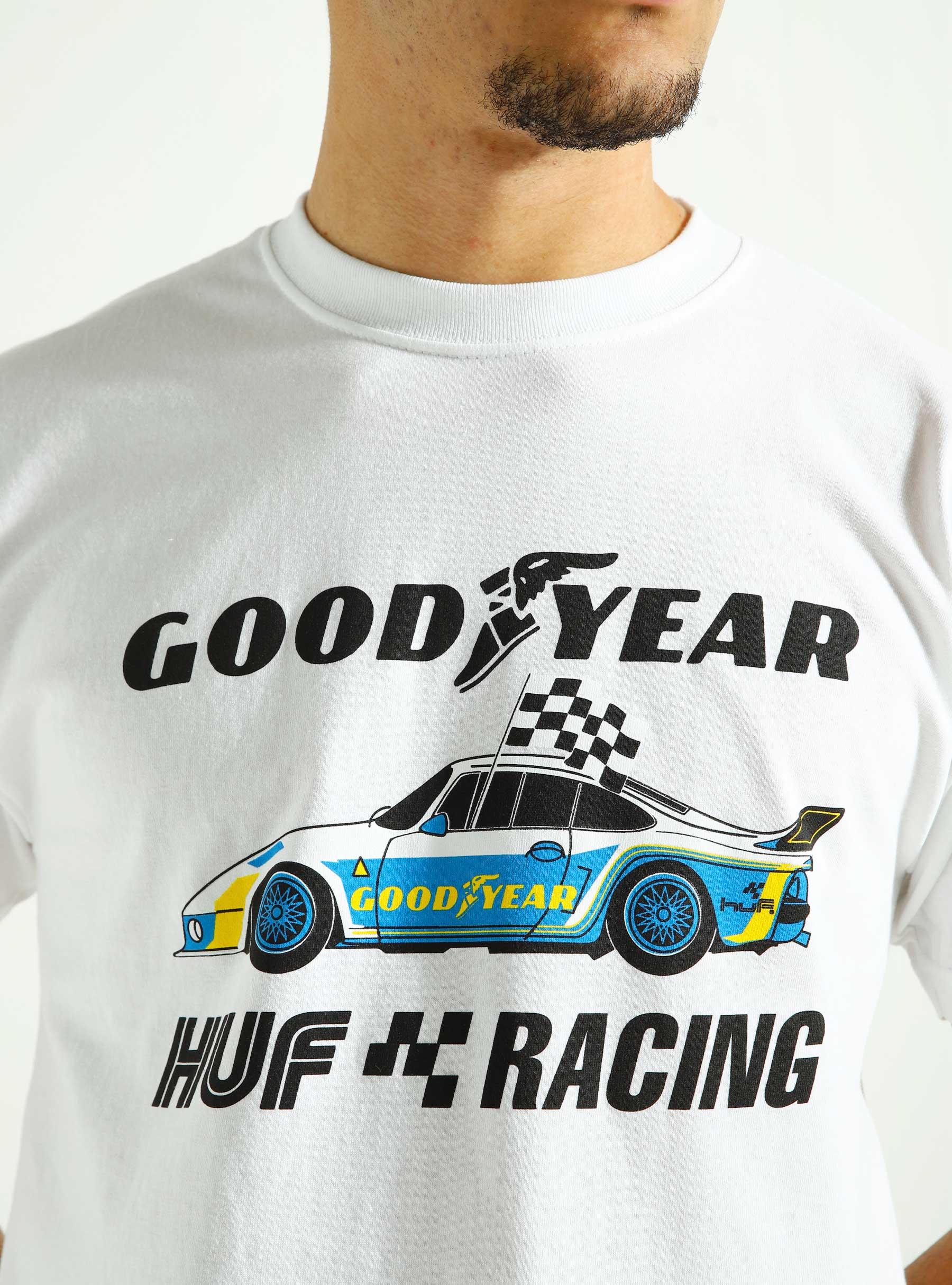 Huf x Goodyear Checkered Flag T-shirt White TS02347