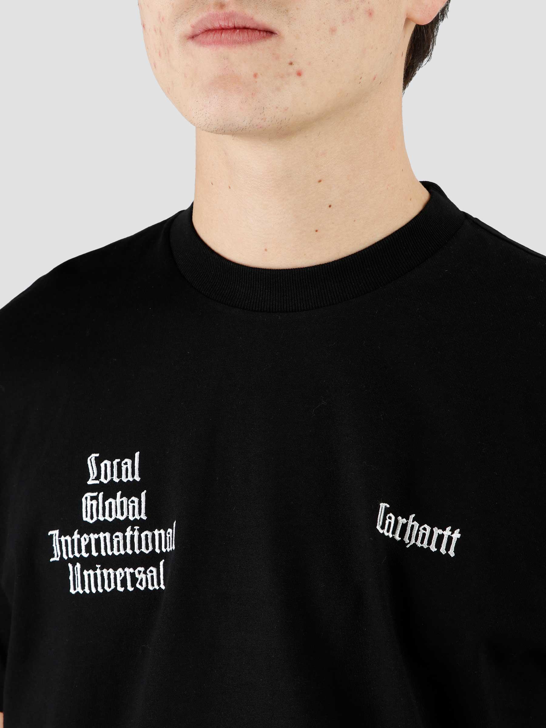 Letterman T-Shirt Black Wax I031010-K02XX