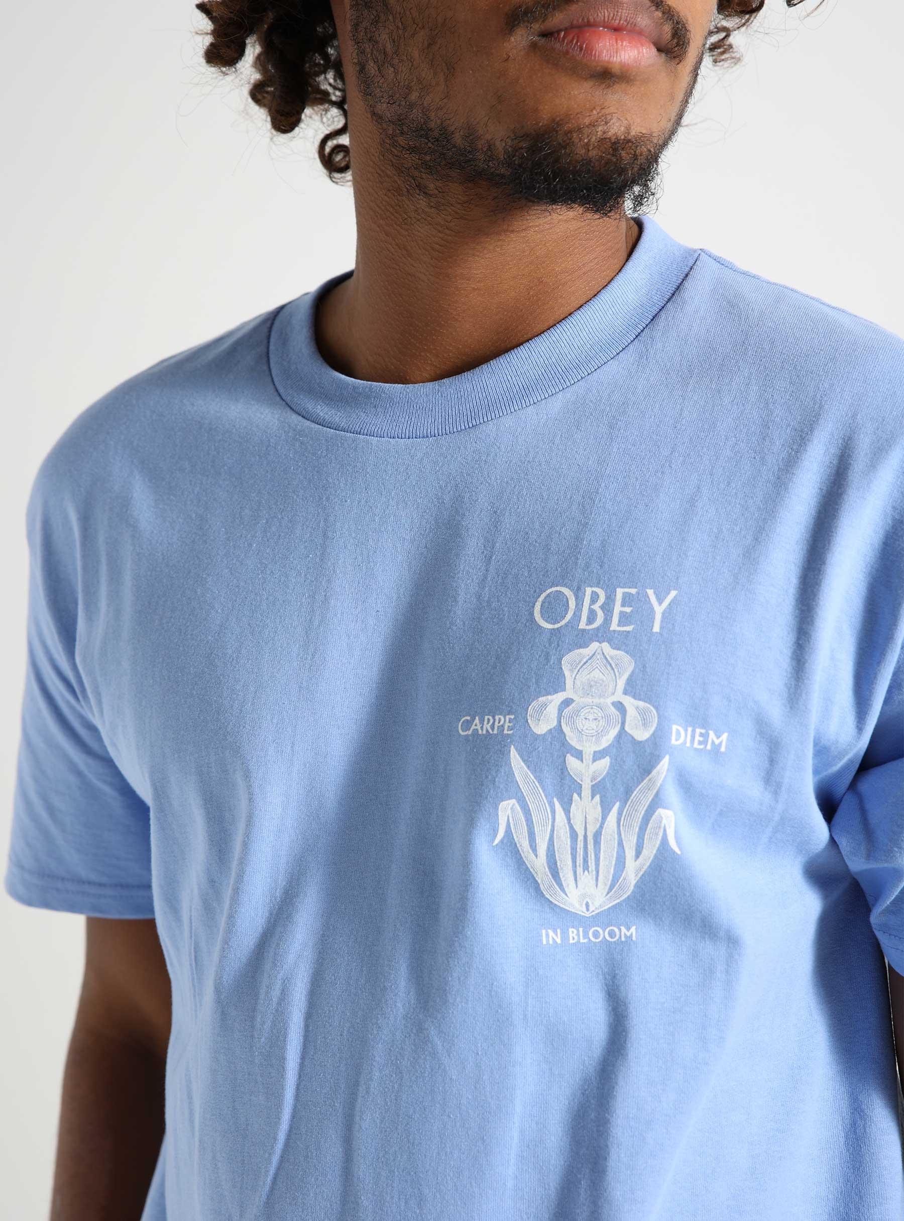 Obey Iris In Bloom Digital T-shirt Violet 165263775-DIV