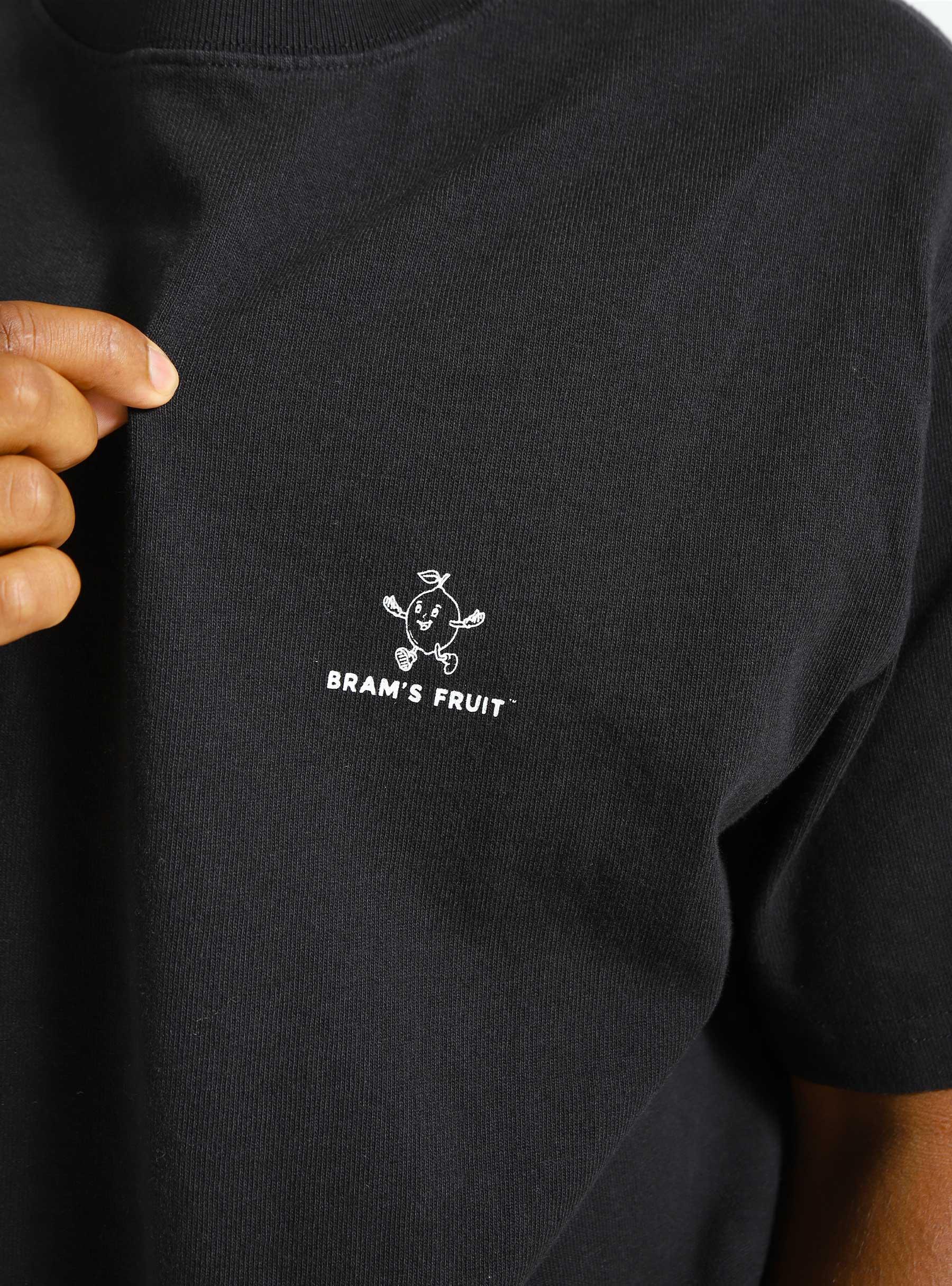 Lemon Outline Logo T-shirt Black 610
