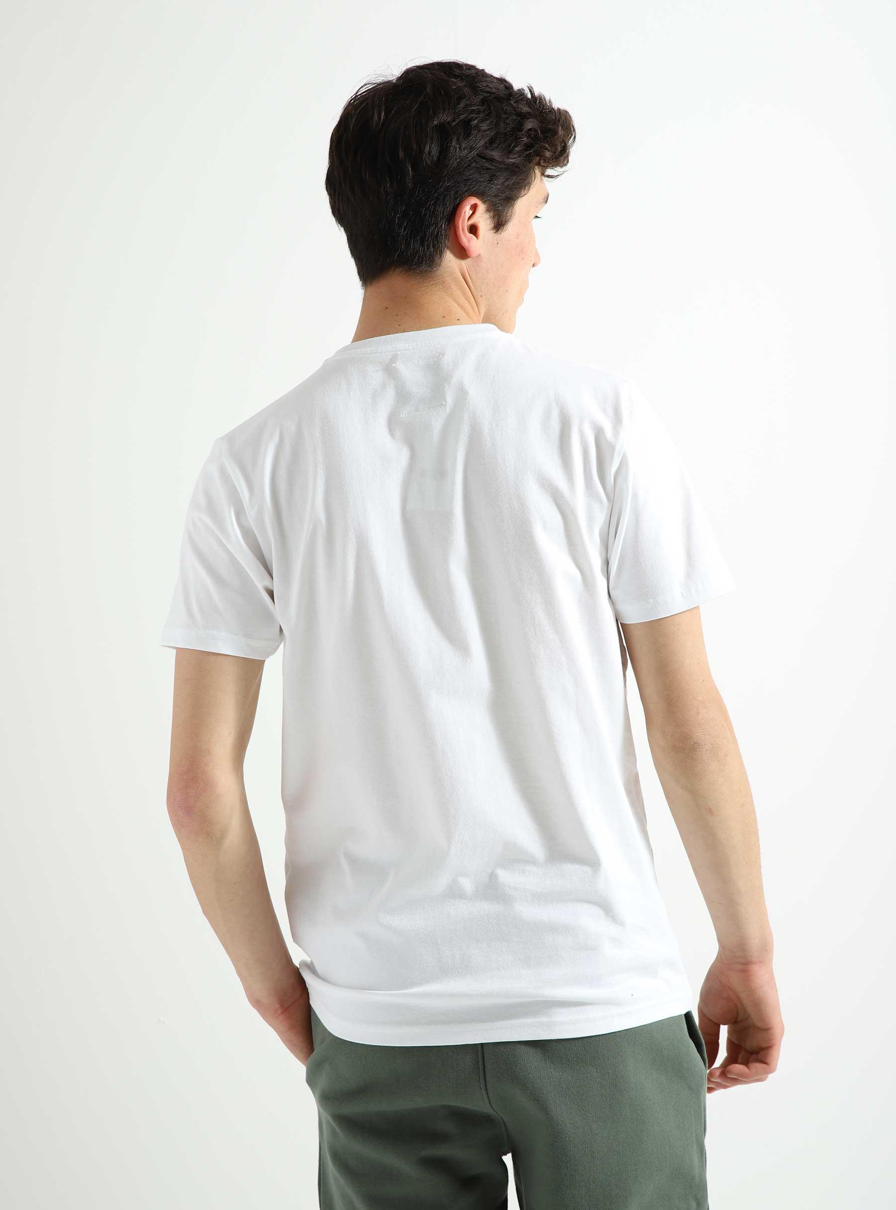 QB03 Patch Logo T-shirt Off White