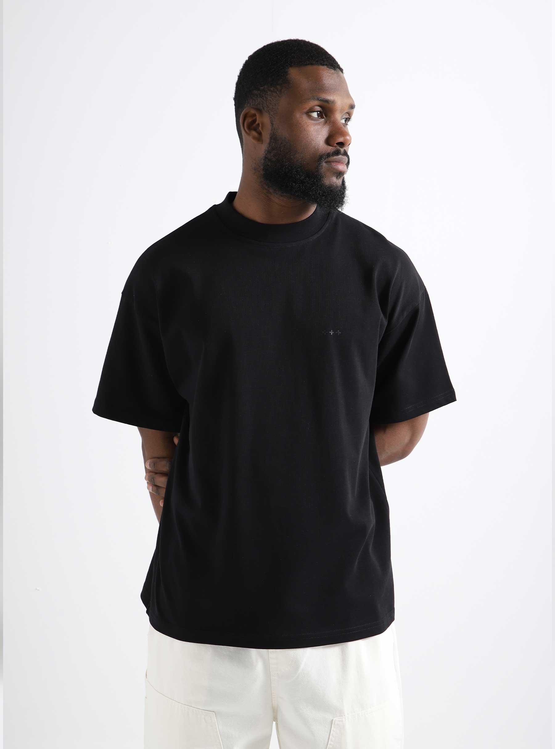 QB303 Loose T-shirt Black