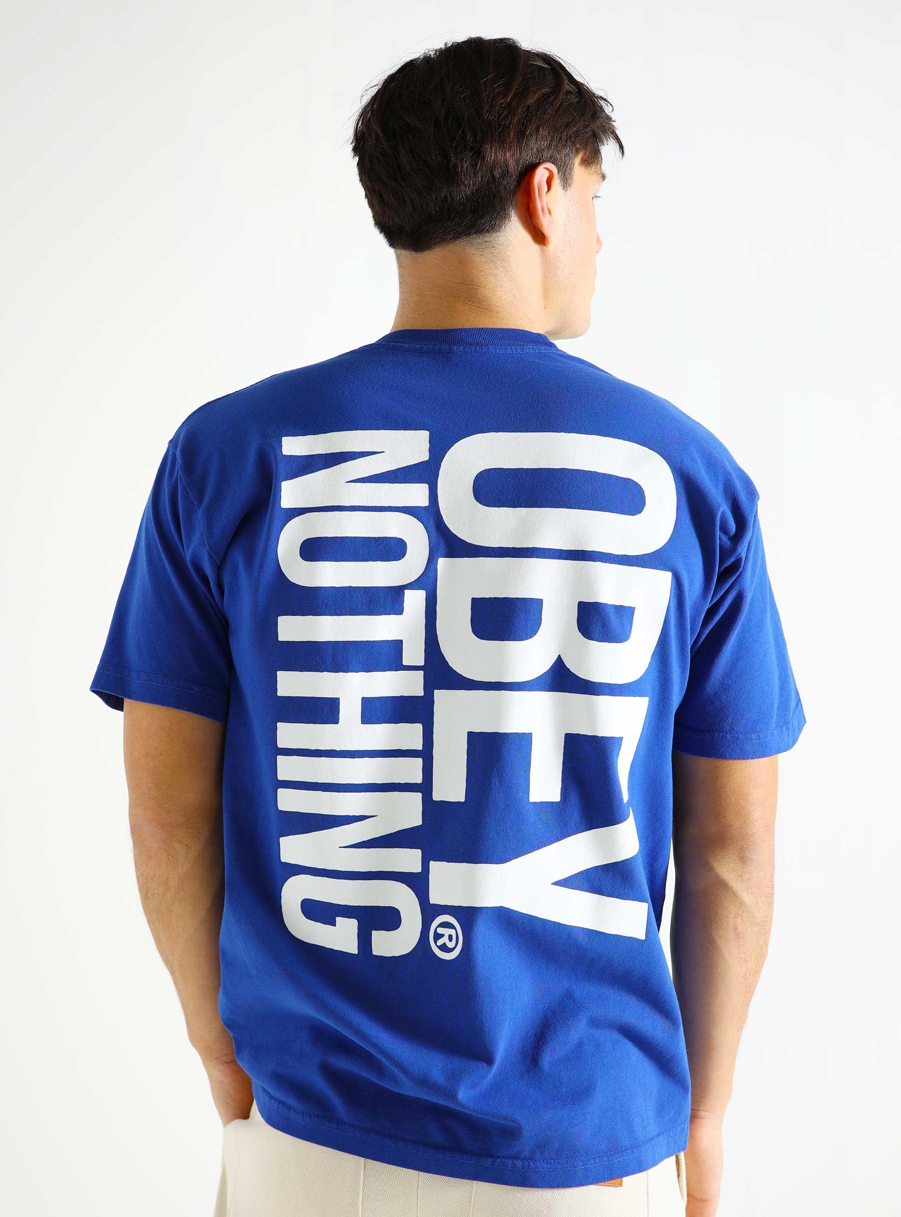 Obey Nothing T-shirt Surf Blue 166913719-SFB