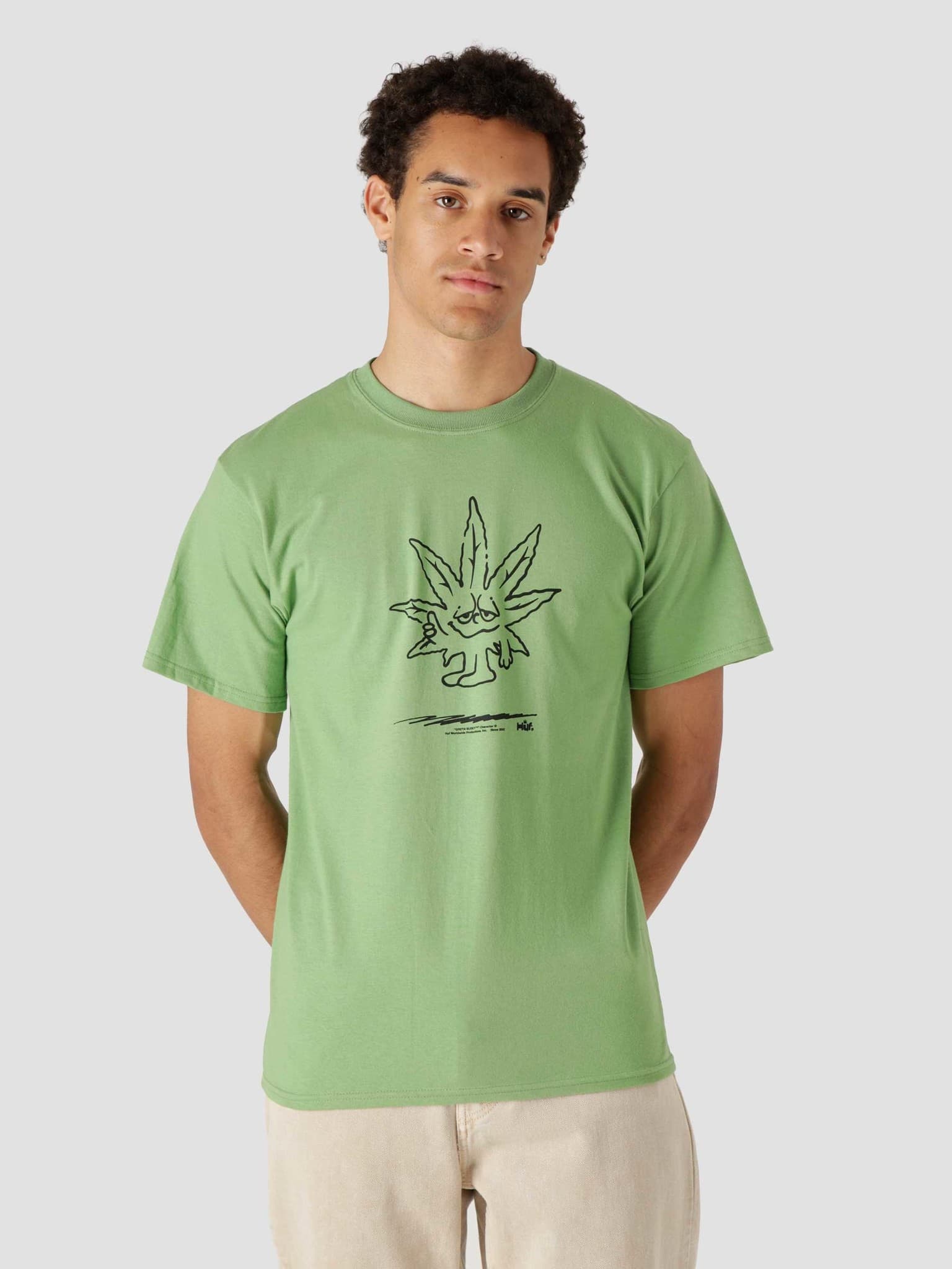 Easy Green Longsleeve T-Shirt Dill Green TS01605