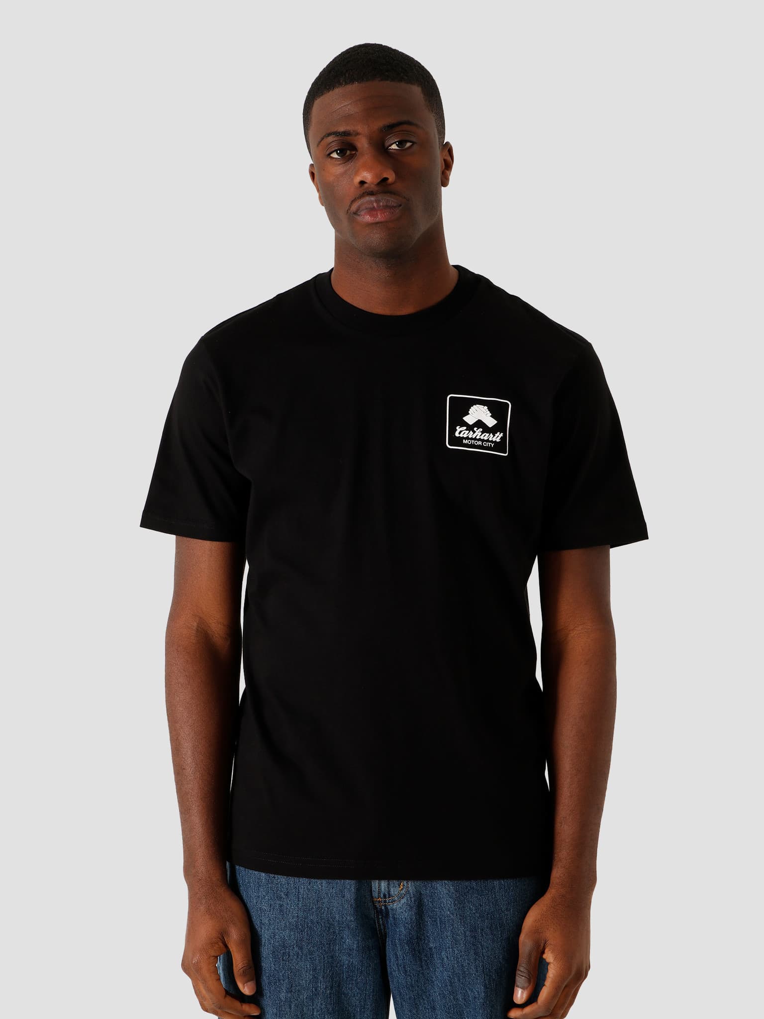 SS Peace State T-Shirt Black White I028931-8990