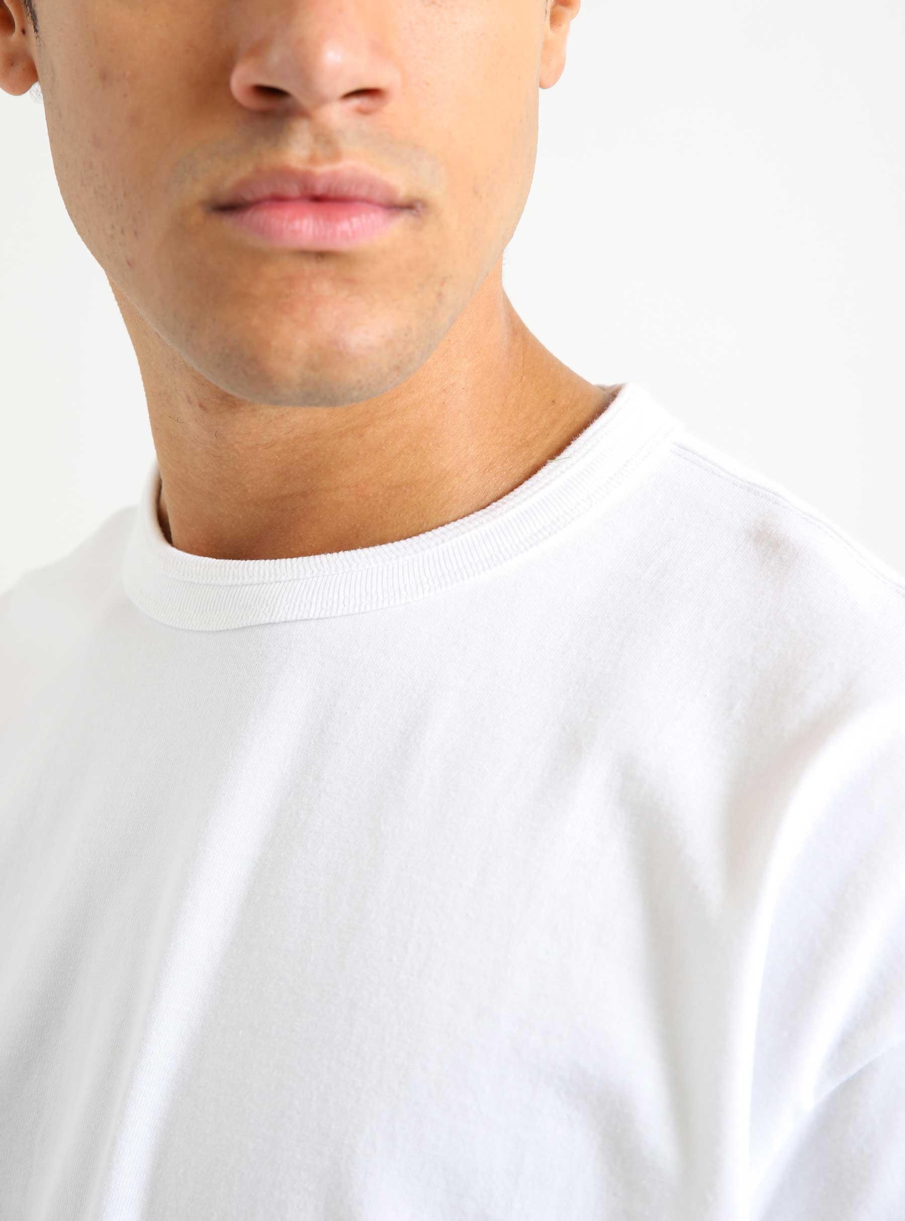 Semi Oversize Half Sleeve T-shirt White