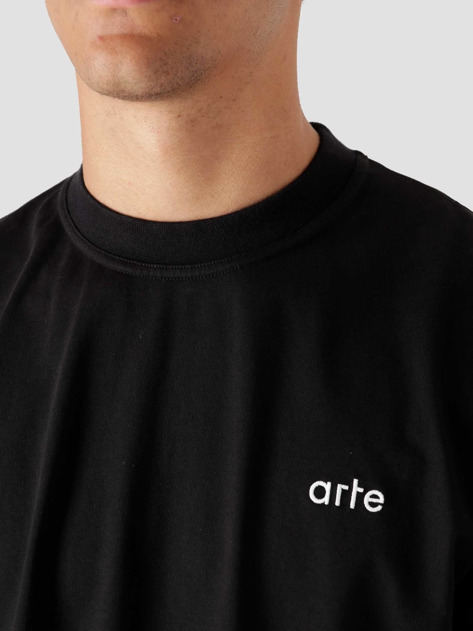 Arte Antwerp Tissot Back Roses T-Shirt Black - Freshcotton
